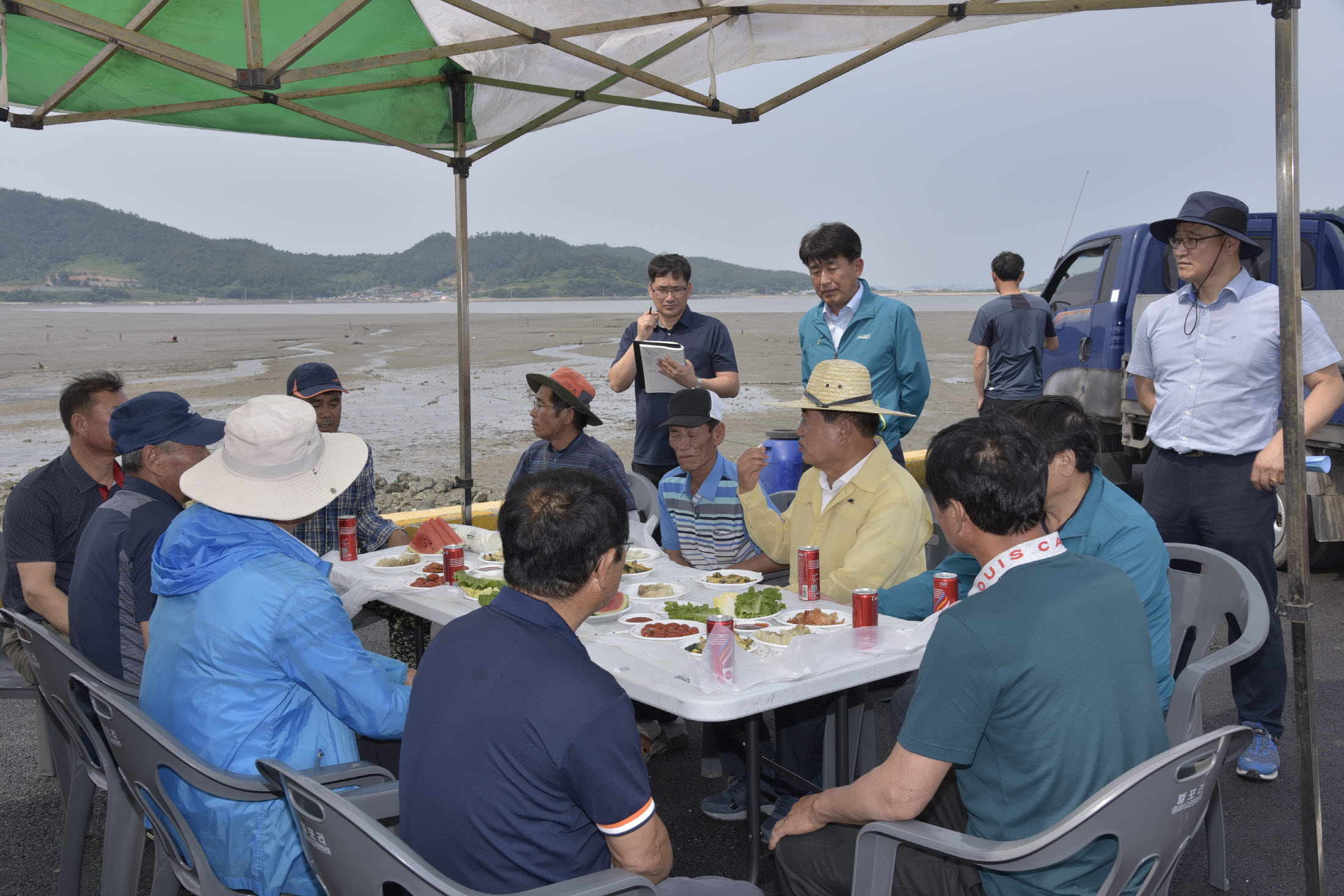 마을가꾸기사업현장 방문 이미지