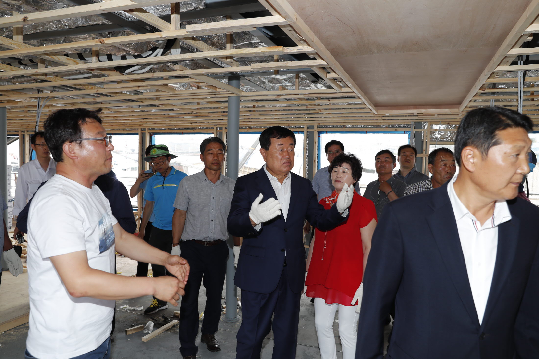 진도-창유간 여객선건조현장 방문 첨부#2