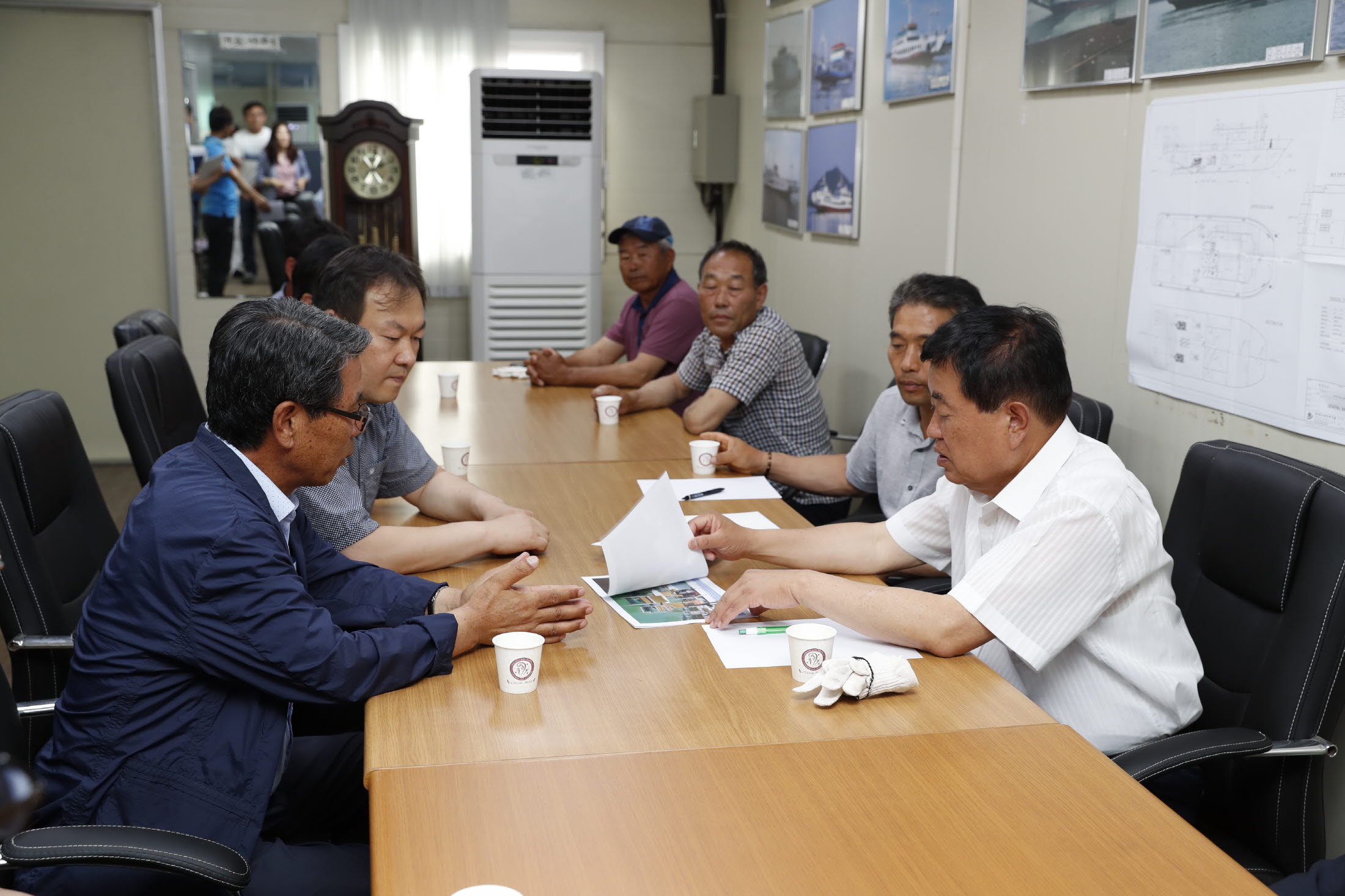 진도-창유간 여객선건조현장 방문 첨부#4