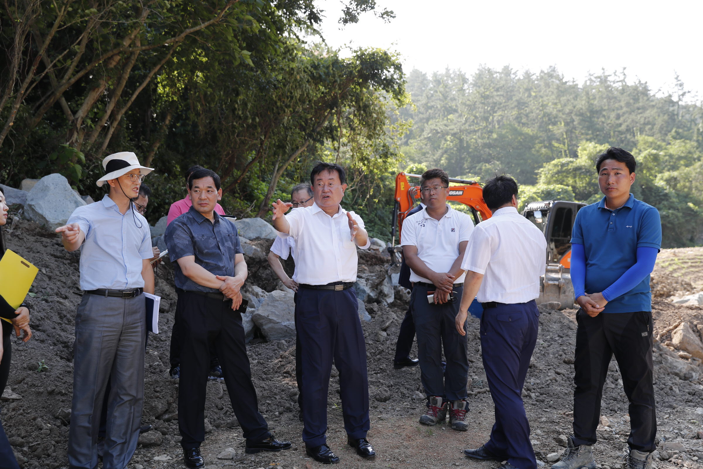 사천리물놀이장 조성사업현장 방문 첨부#2