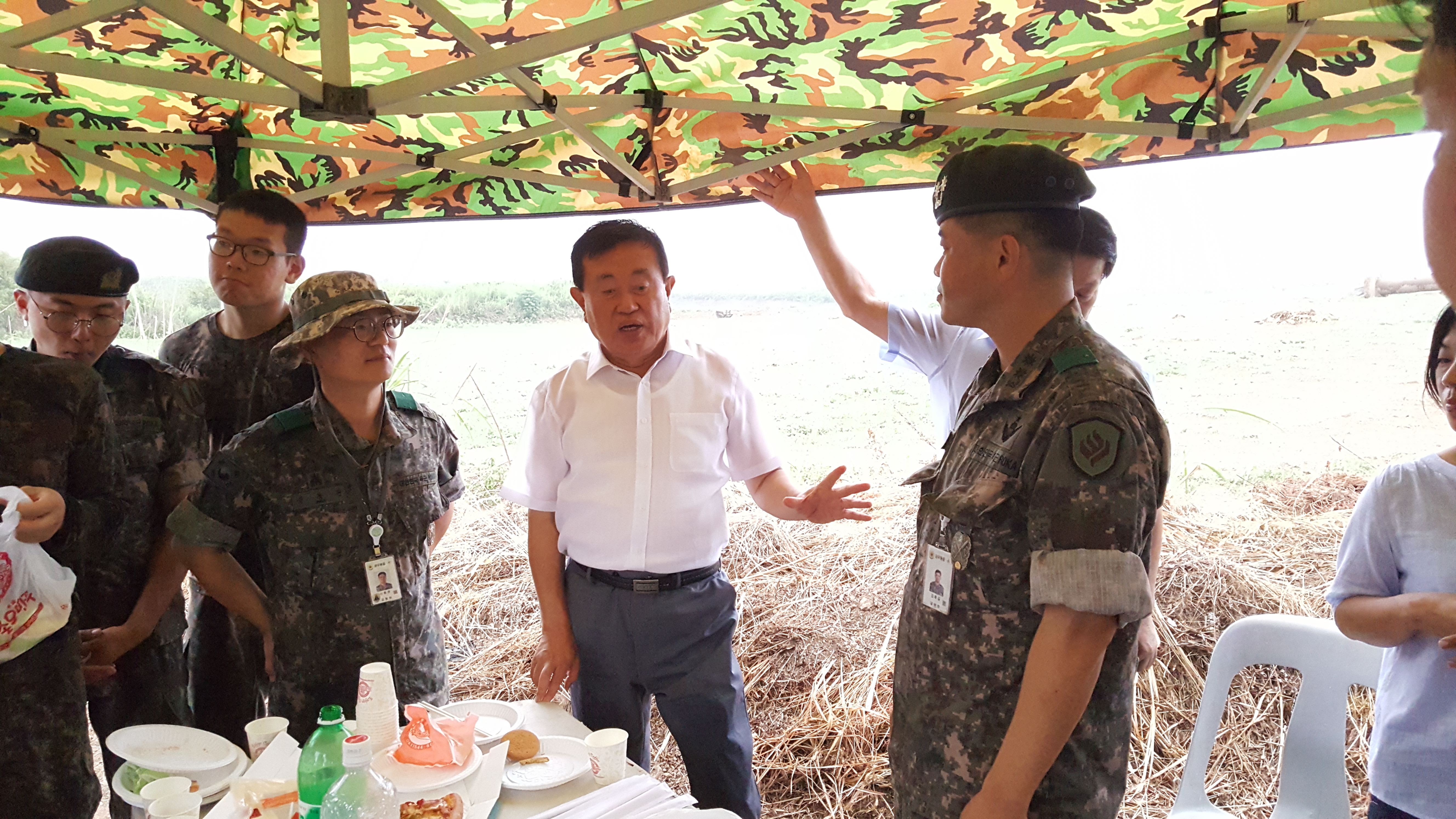 육군수도방위사령부 예하 1113공병단 심정중대 대형관정파기현장 방문 첨부#3