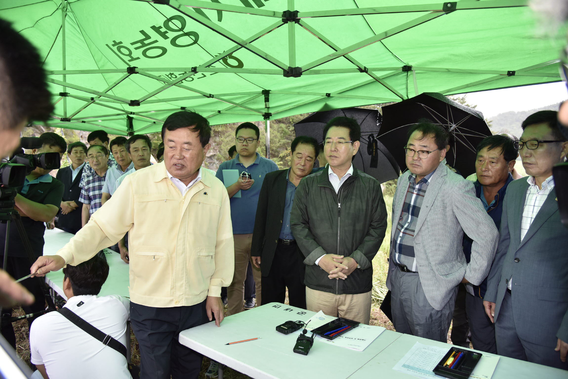 김영록 농림축산식품부장관 군내면 둔전저수지 방문 첨부#3