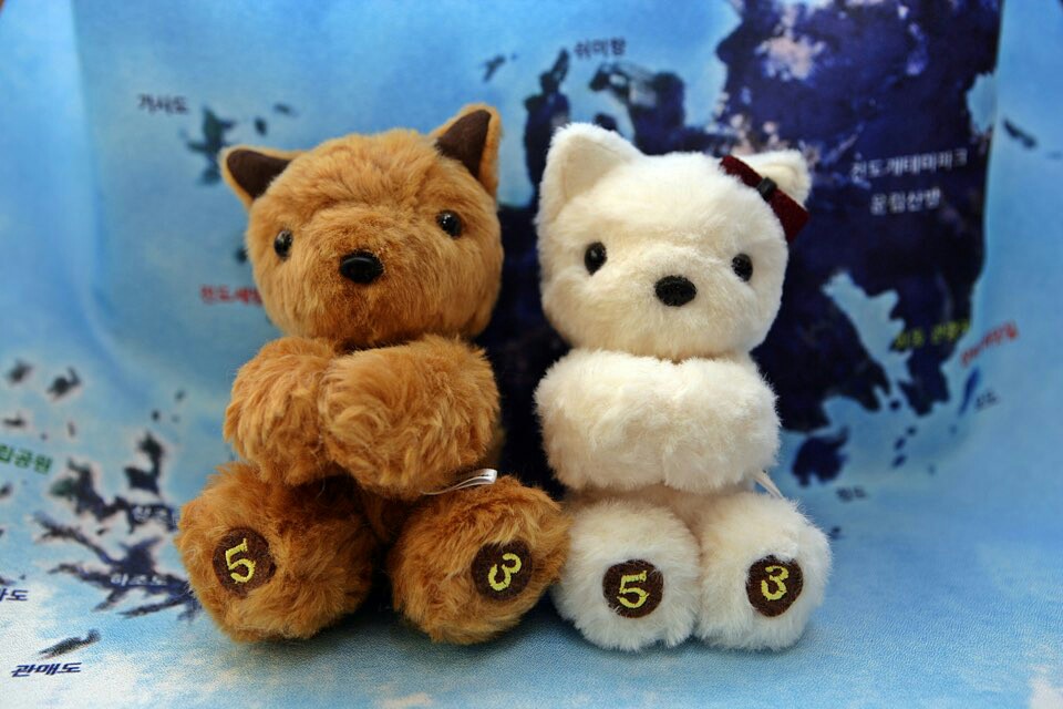 진도개 강아지 캐릭터 인형 첨부#4