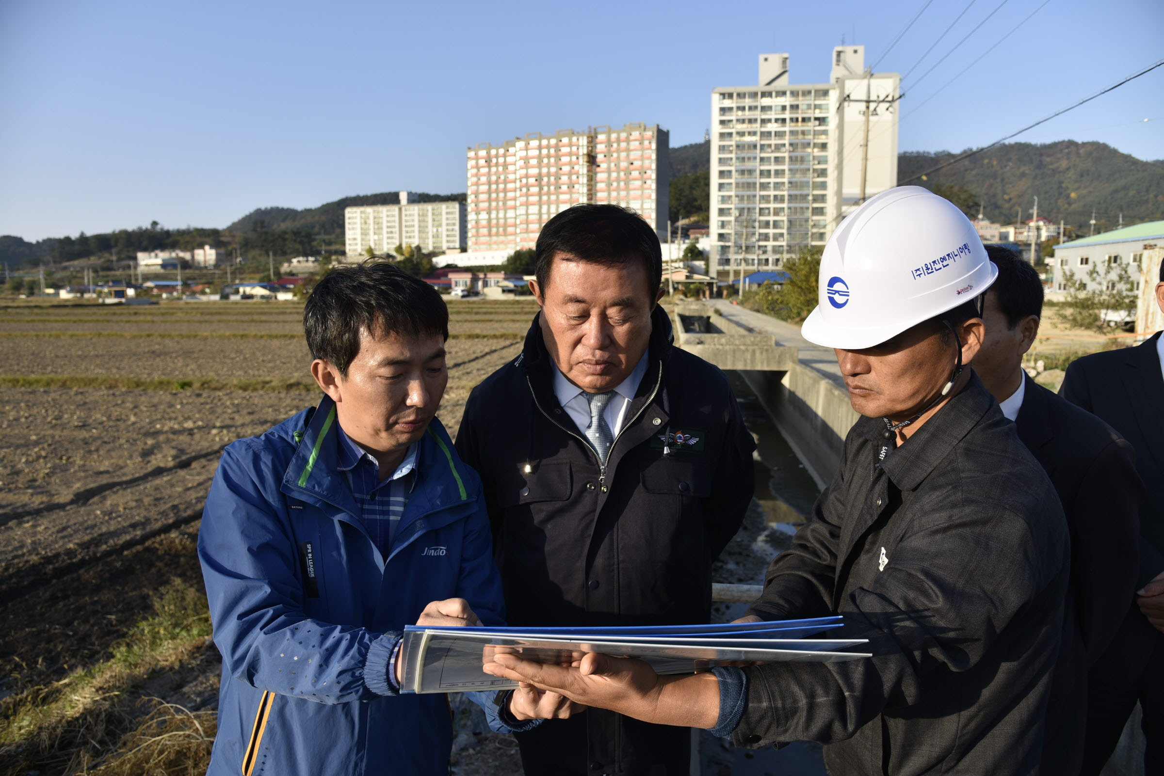 조금리 하천공사현장 방문 첨부#3