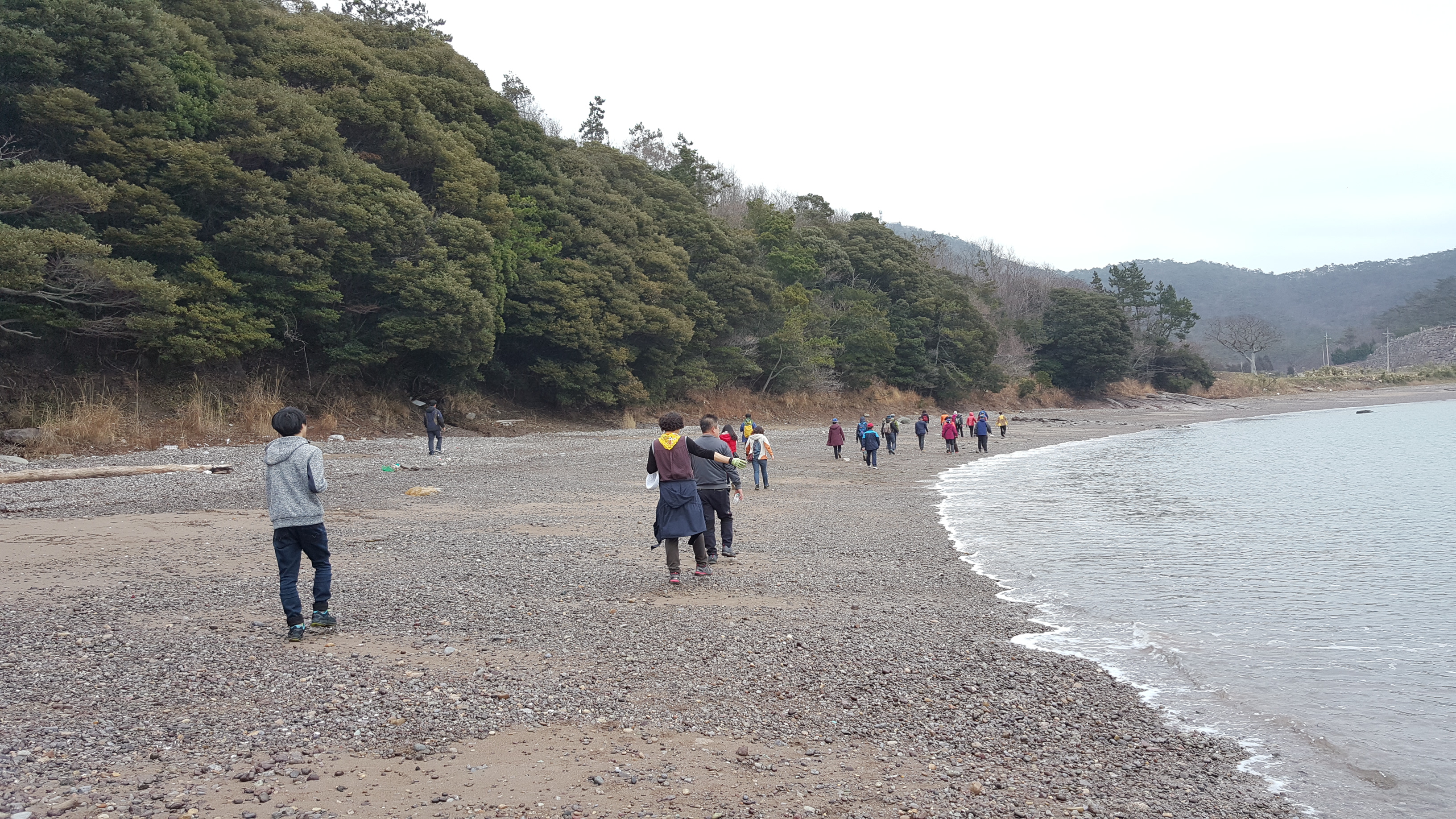 접도웰빙길 해안코스 쓰레기 수거부탁드립니다. 첨부#2