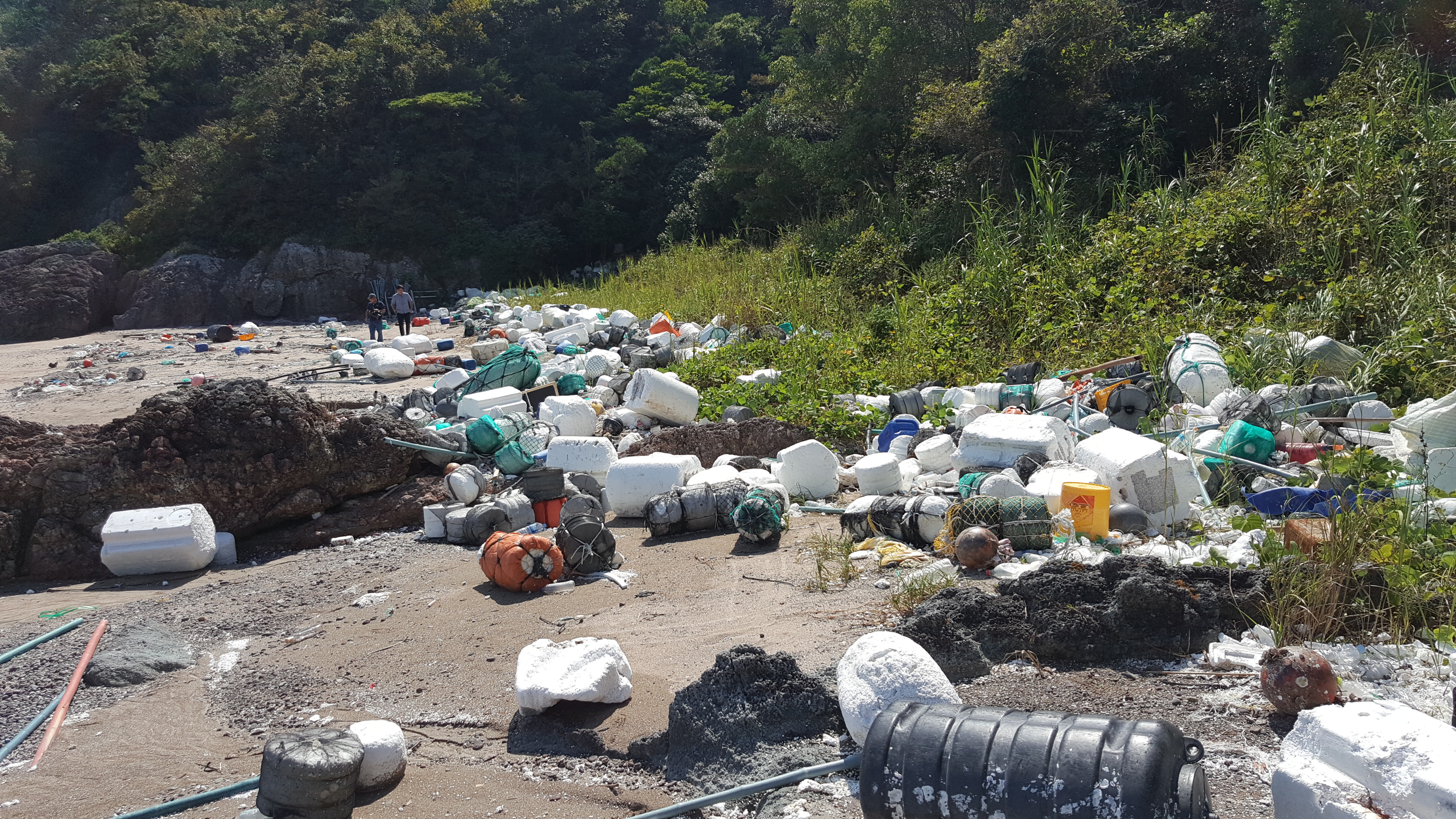 접도웰빙길 해안쓰레기의 현실 첨부#2