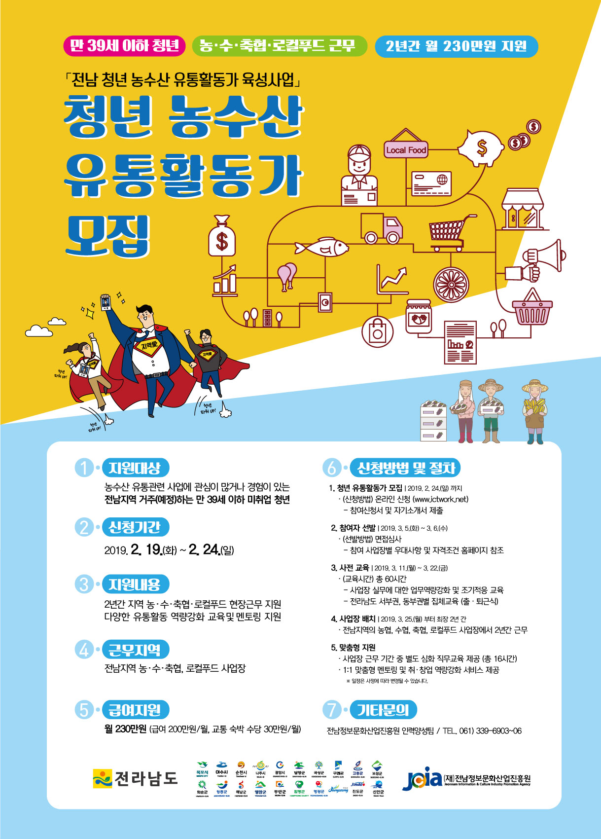 「전남 청년 농수산 유통활동가 육성사업」참여자 모집 공고 첨부#2