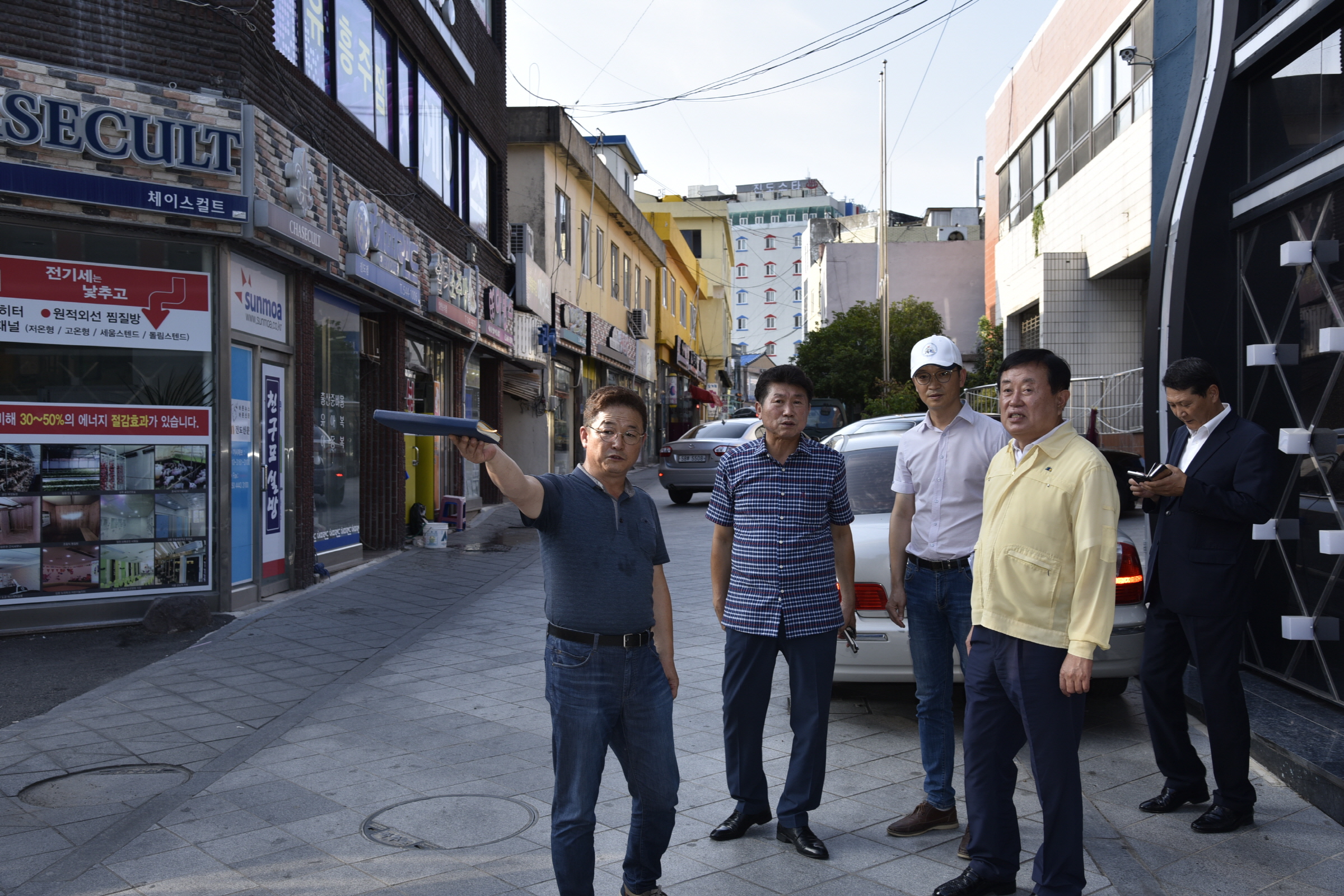 8.10 진도읍개발사업현장 방문 첨부#2