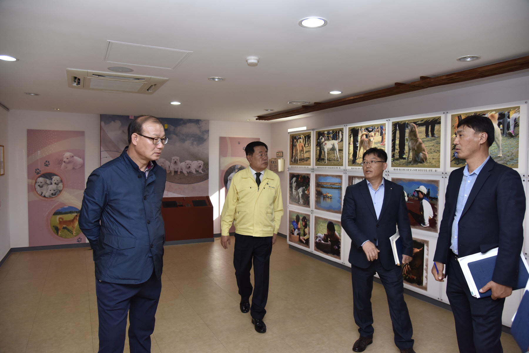 11.2 진도개테마파크현장 방문 이미지