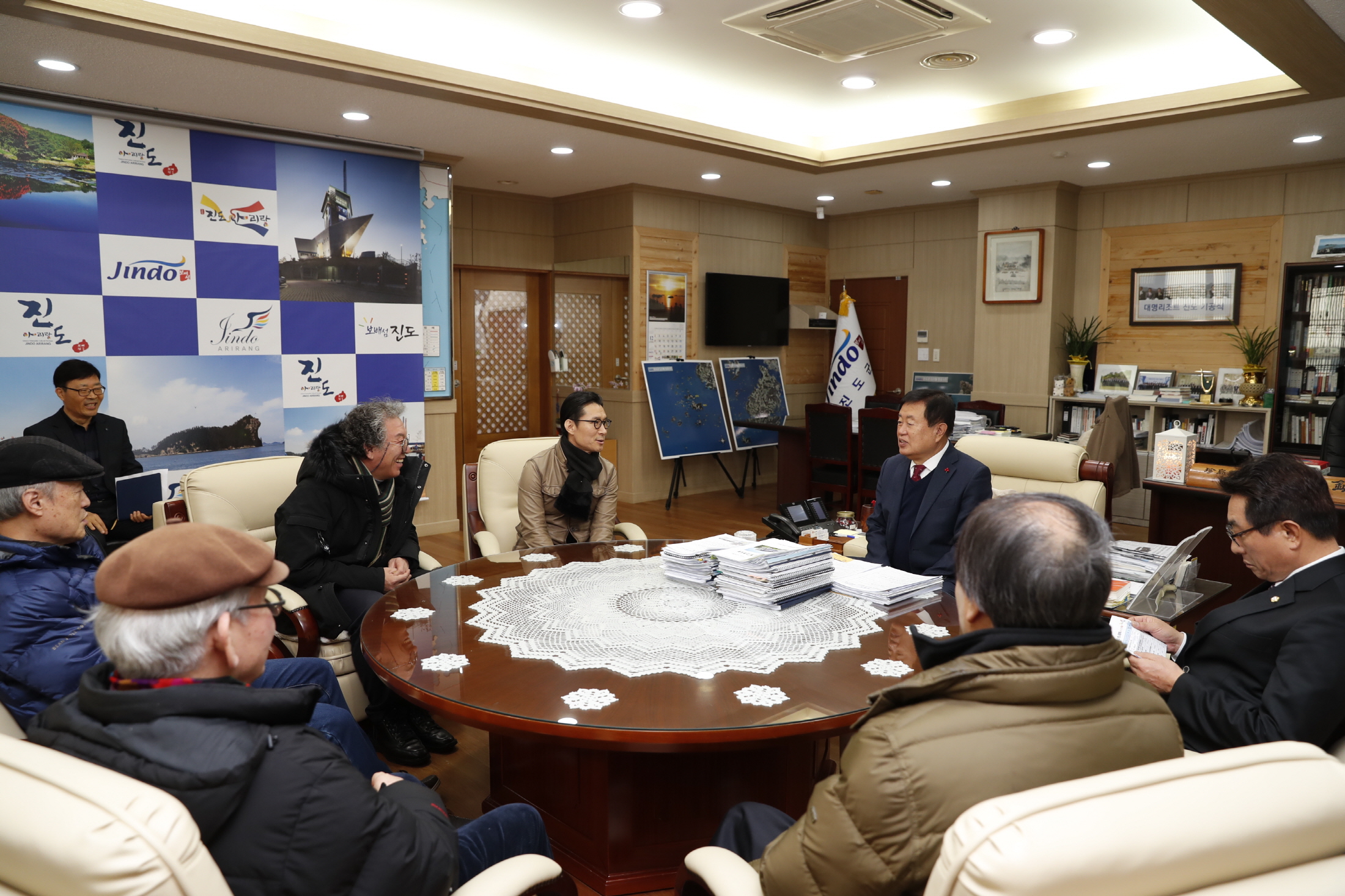 12.18 사)한국미협 진도군 방문 이미지