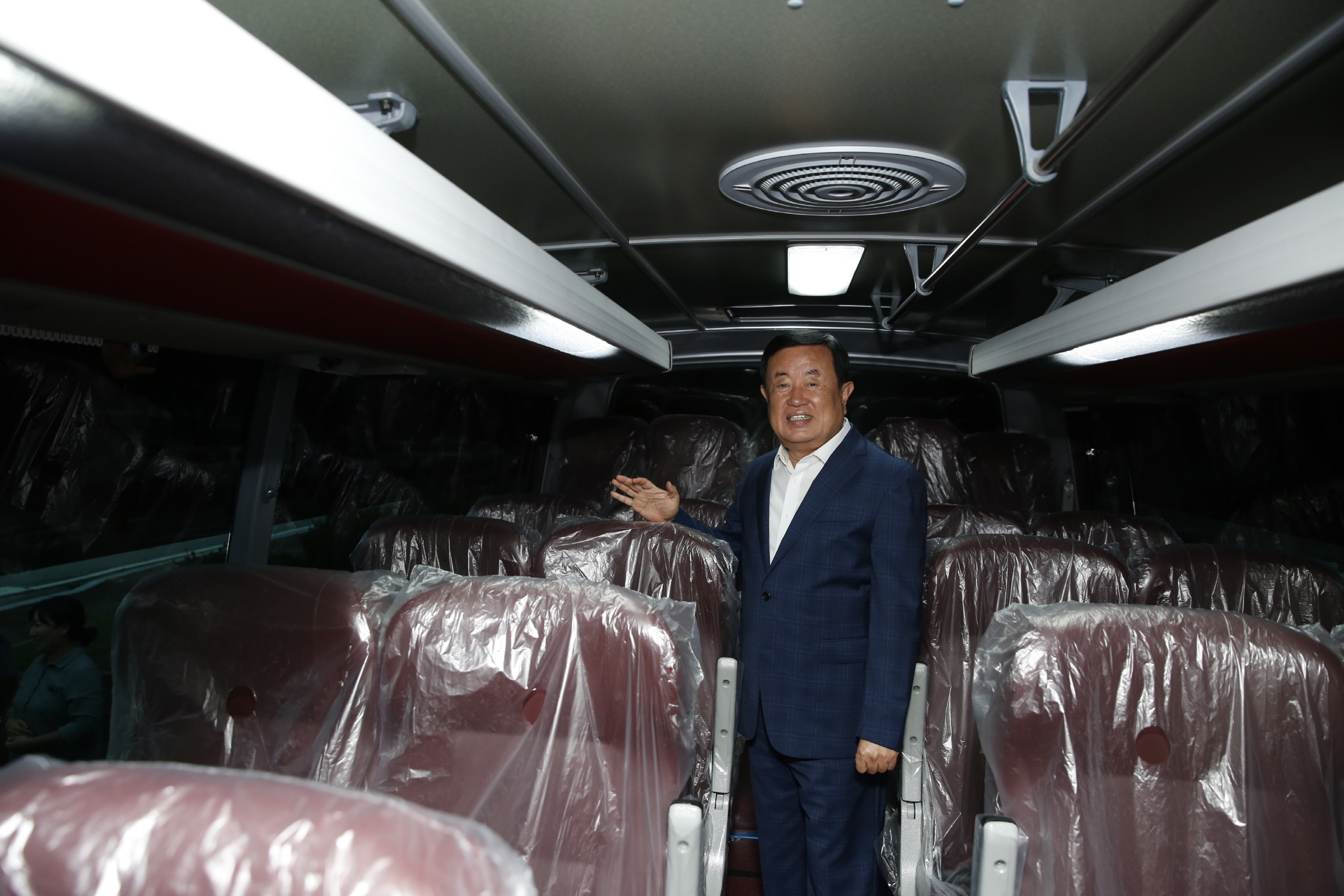 진도노인복지회관 차량 전달식 이미지