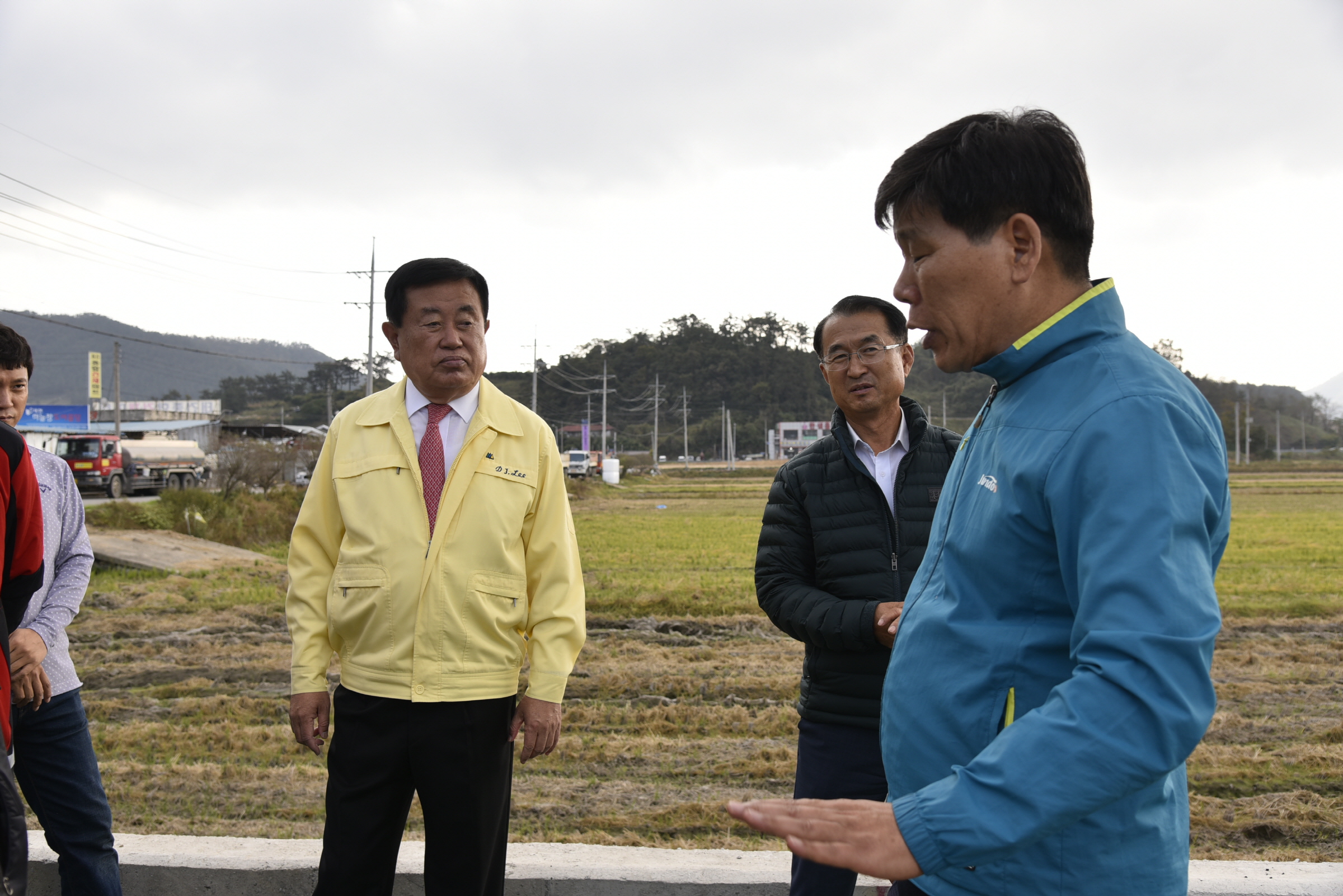 명품가로수길 조성사업현장 방문 이미지