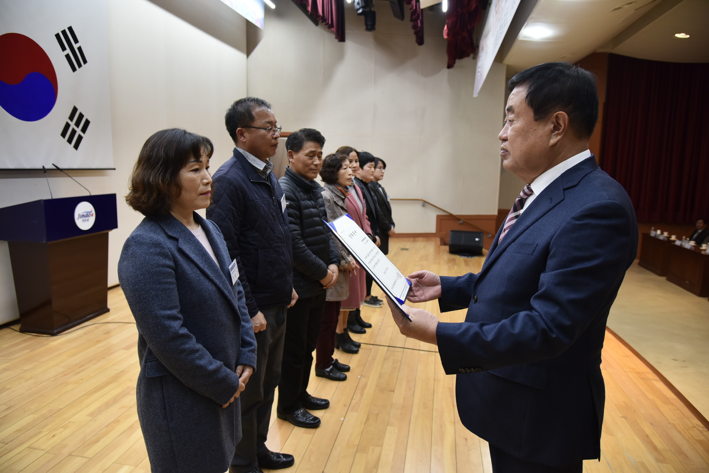 하반기 진도군인재육성장학히 장학증서 수여식 첨부#5