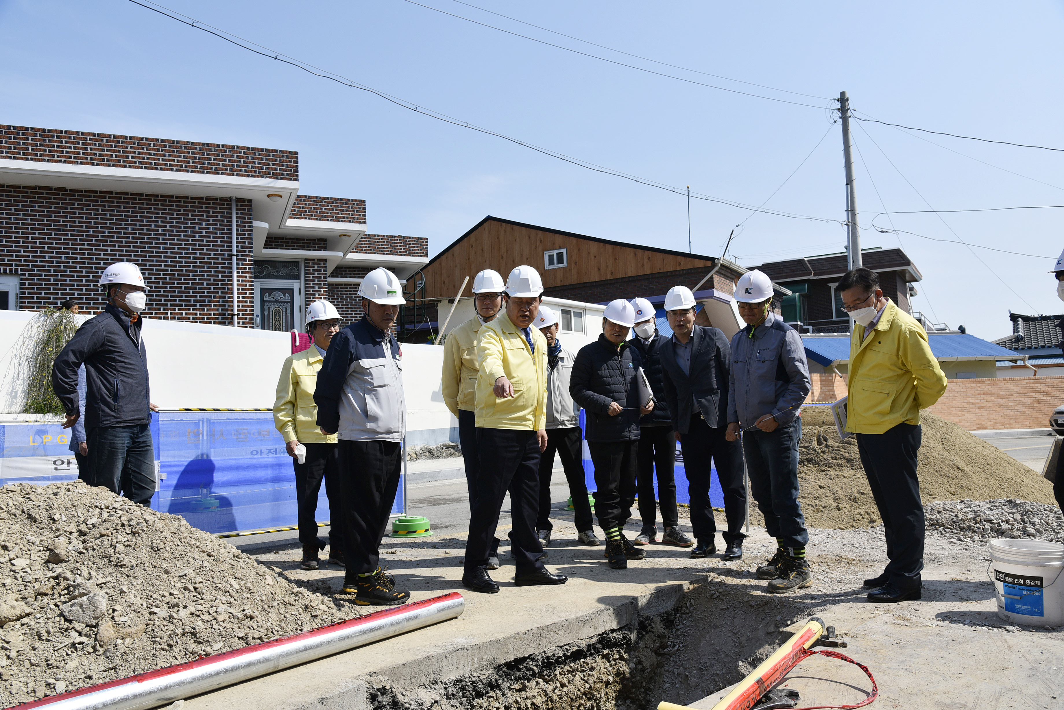 진도군개발사업현장 방문 첨부#2