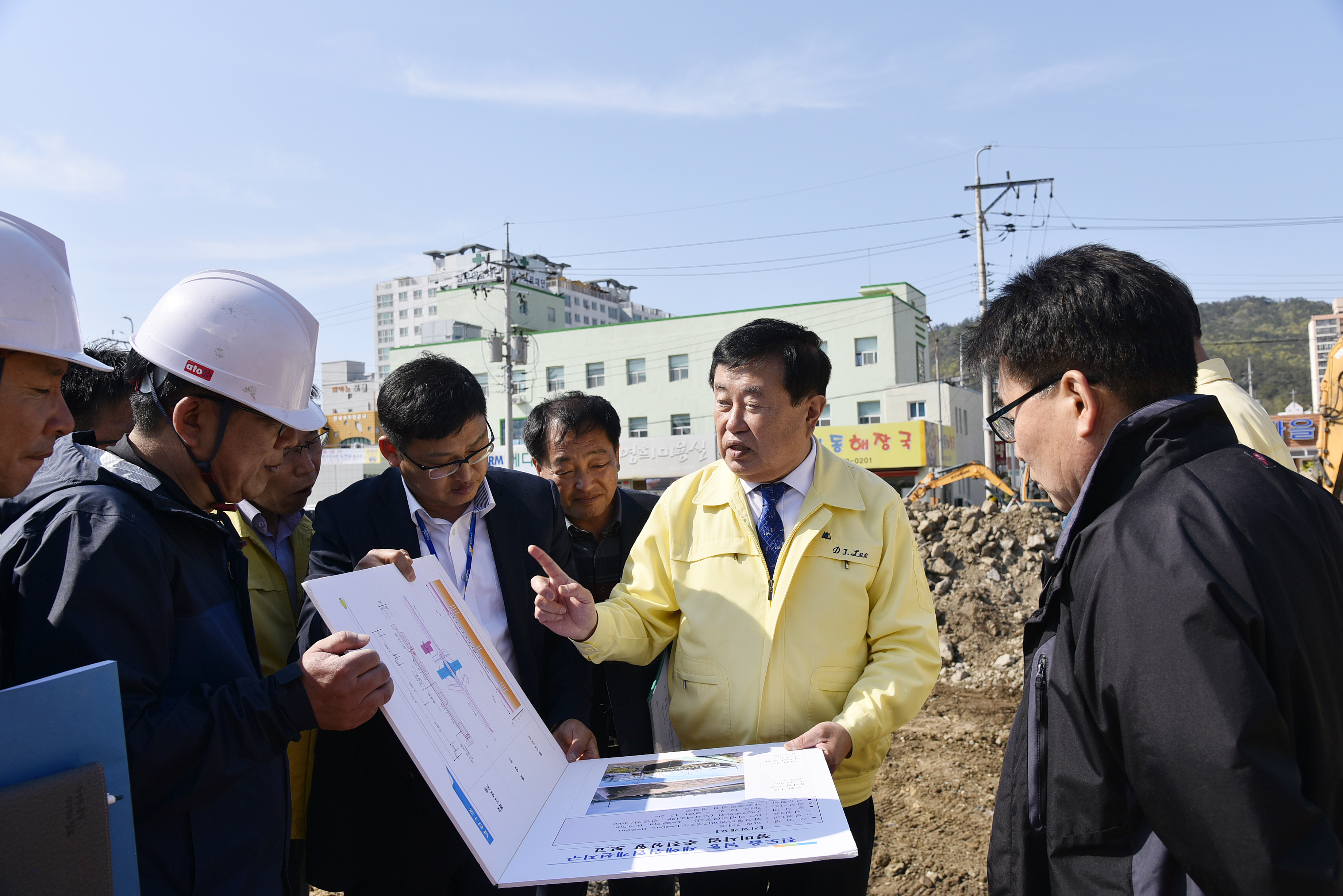 진도군개발사업현장 방문 첨부#3