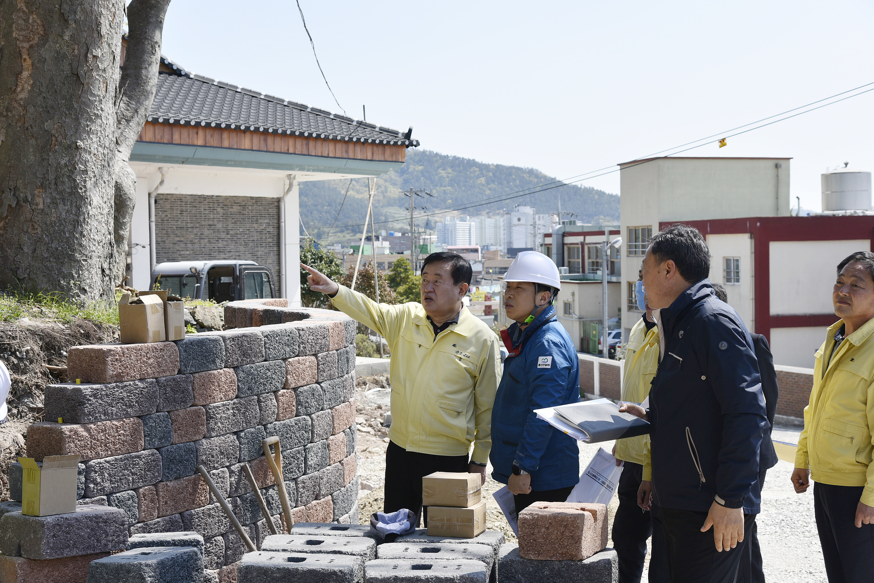 도시계획도로 개발사업현장 방문 이미지