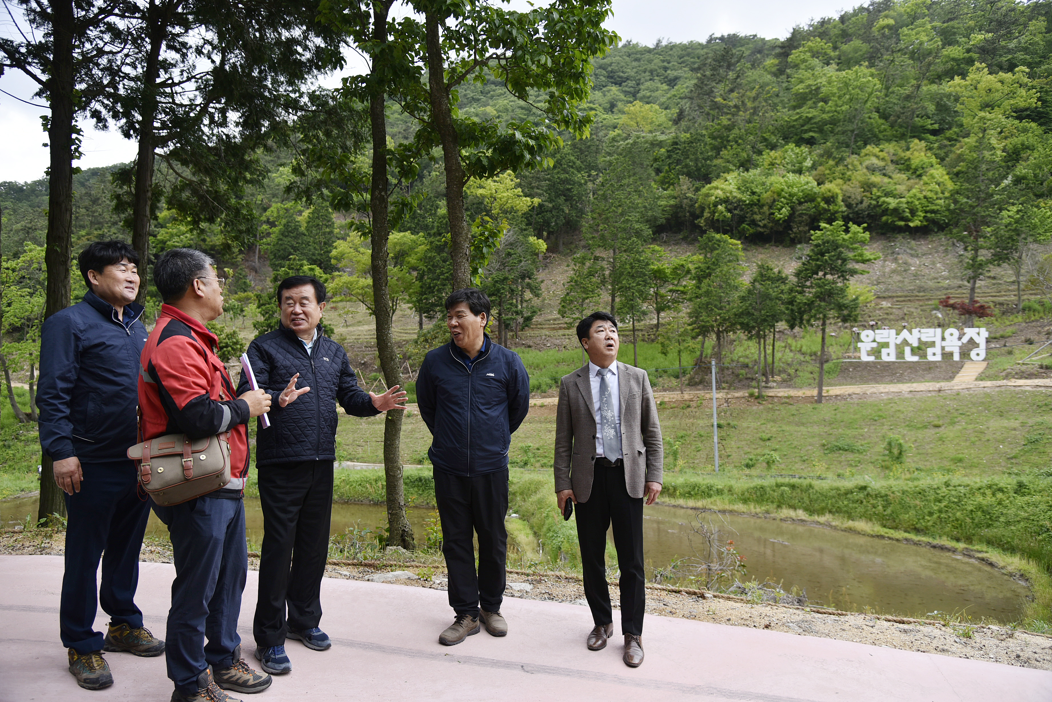 환경산림과 산림개발사업현장및 소공원 조성 현장 방문 첨부#2