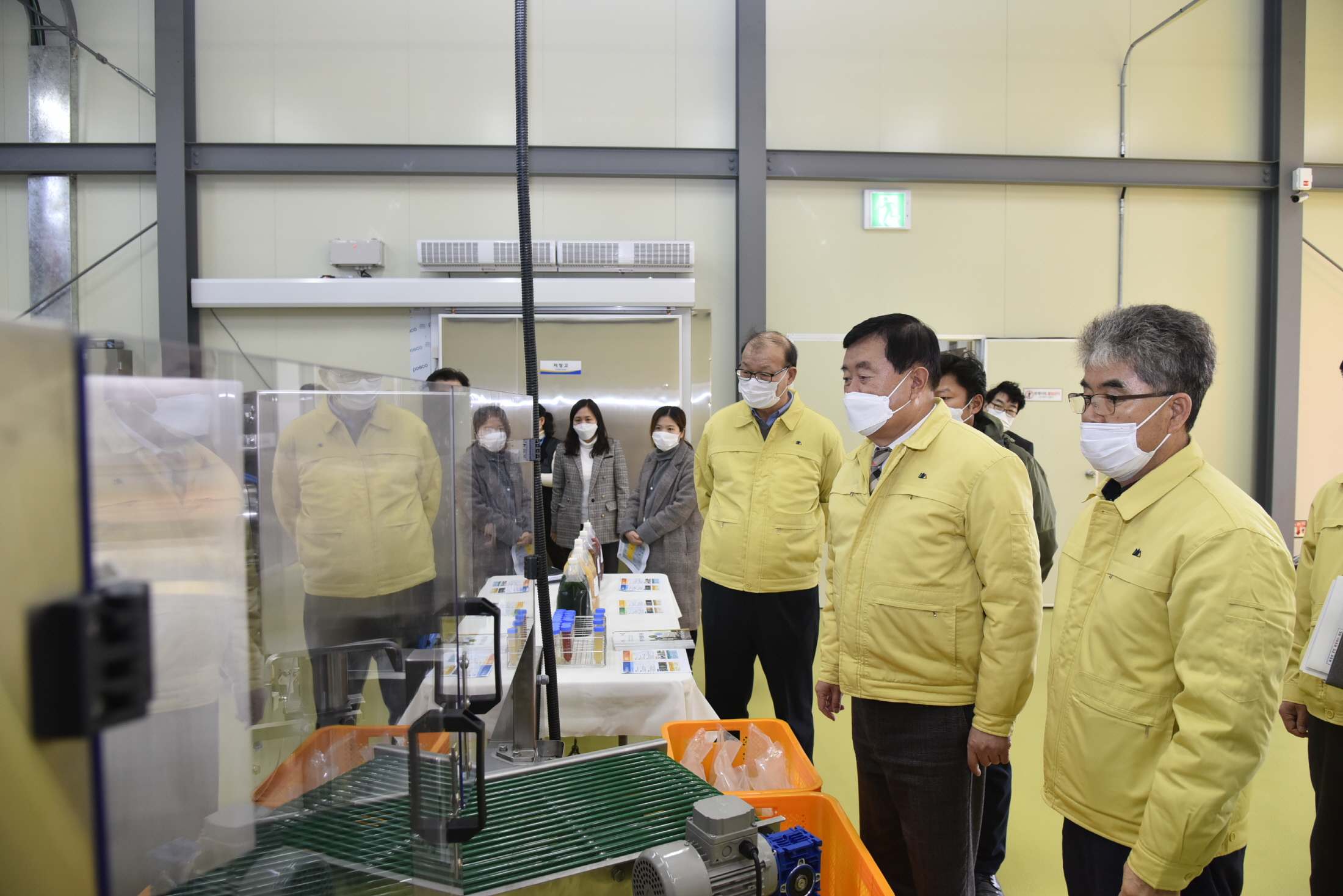 농업기술센터 미생물배양장 현장 방문 이미지