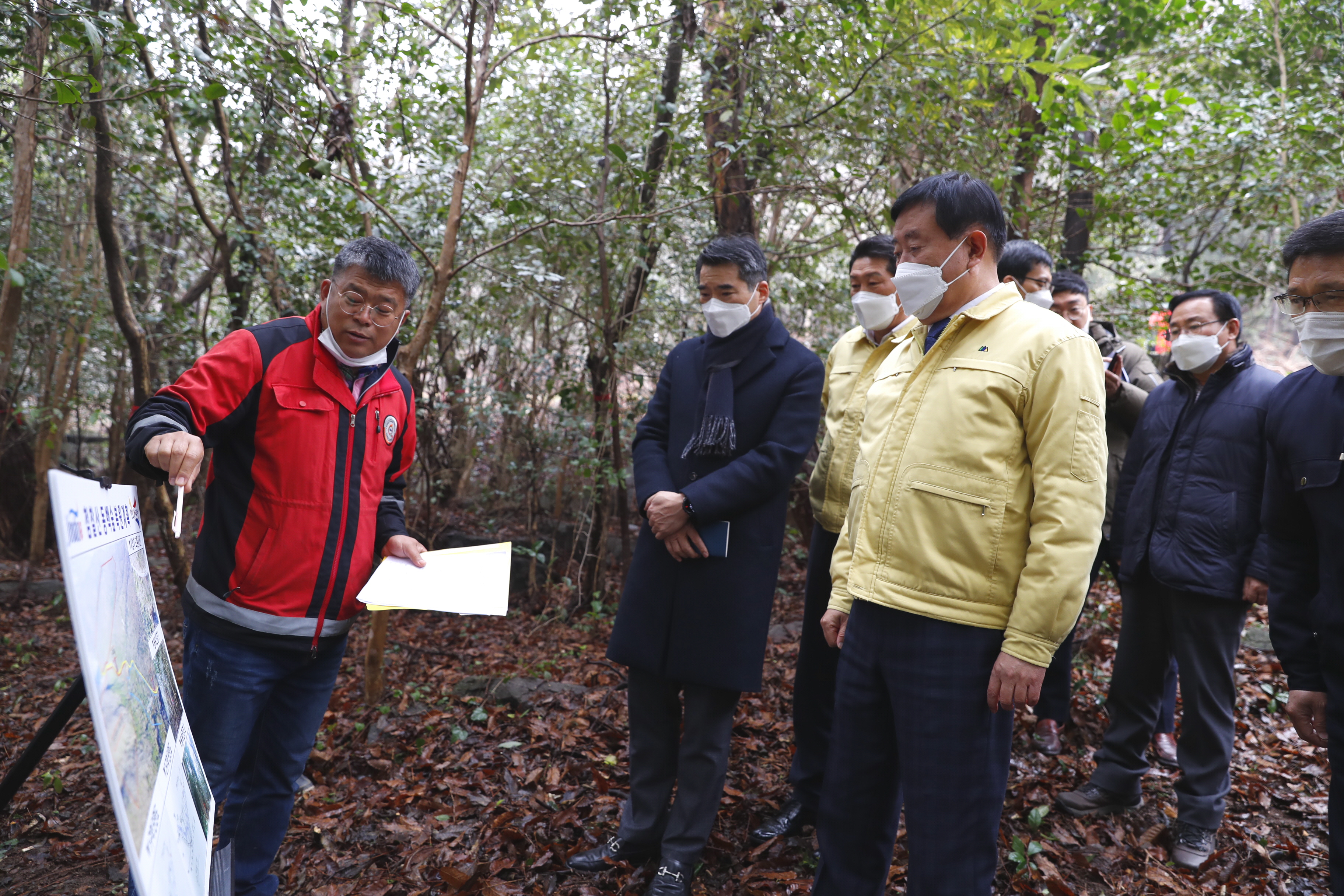 간부공무원 현장방문 이미지