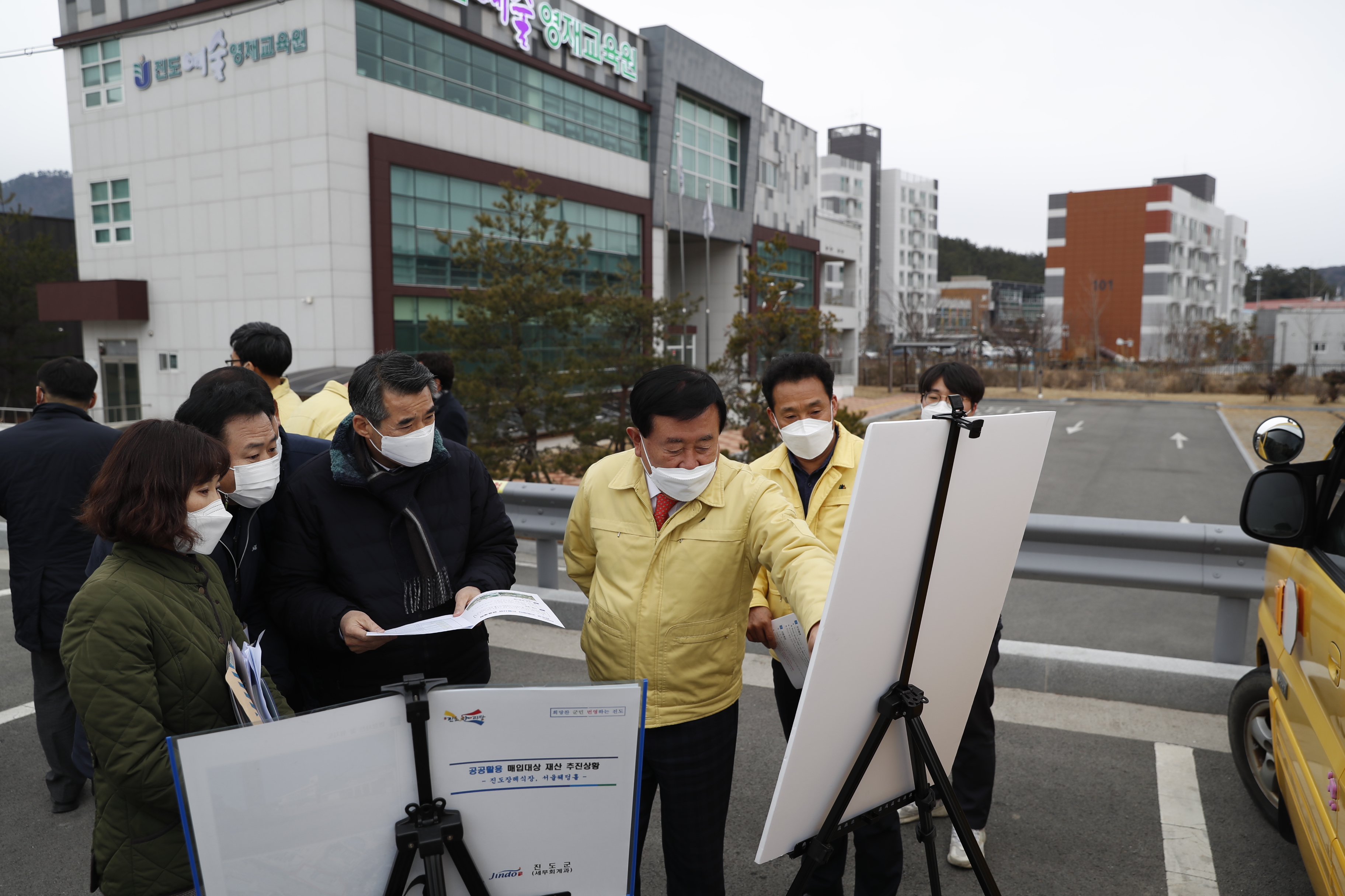 간부 공무원 현장 방문 이미지