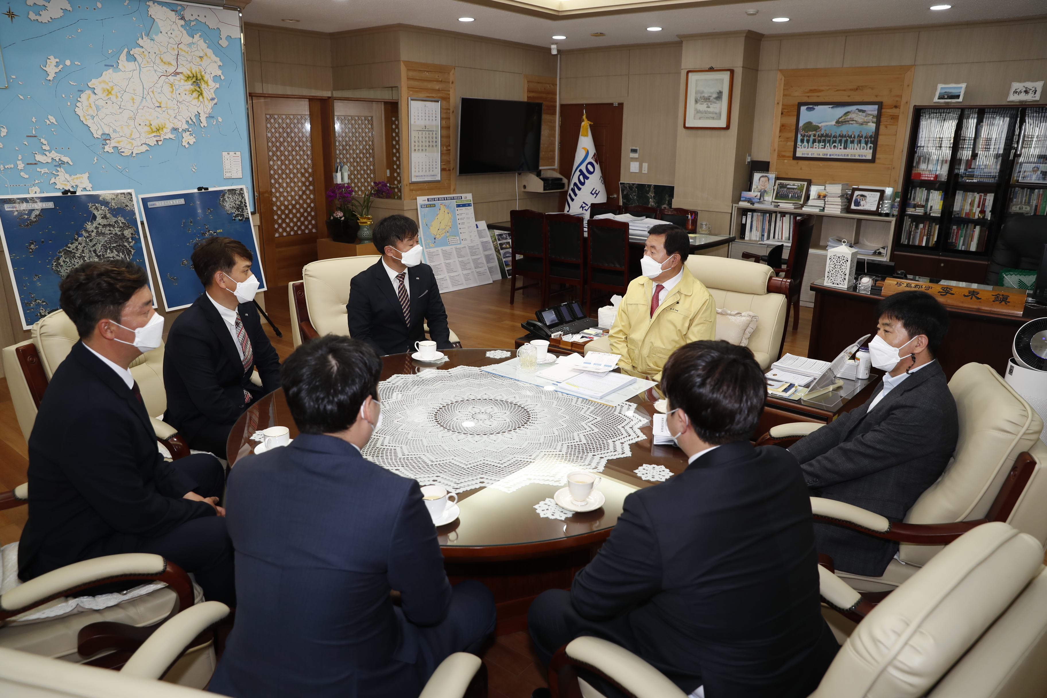 면담(진도청년회의소 제50대 취임회장 손승오) 이미지