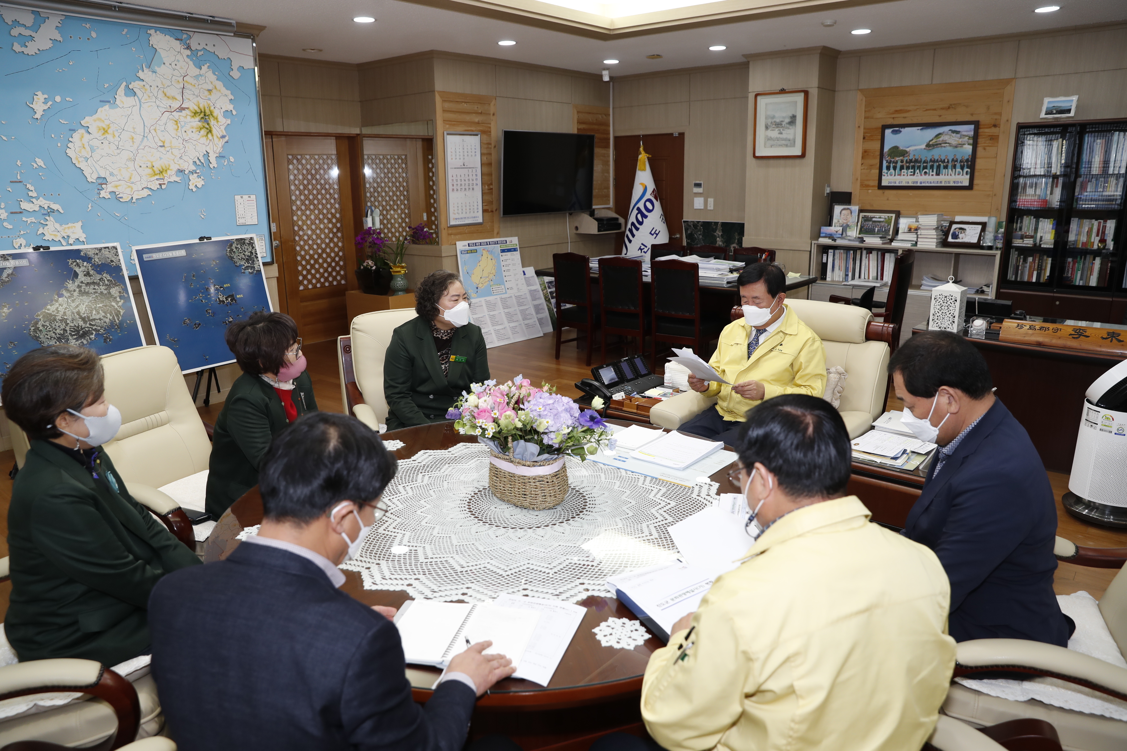 면담(진도군 문화관광해설사협회 임원진) 이미지