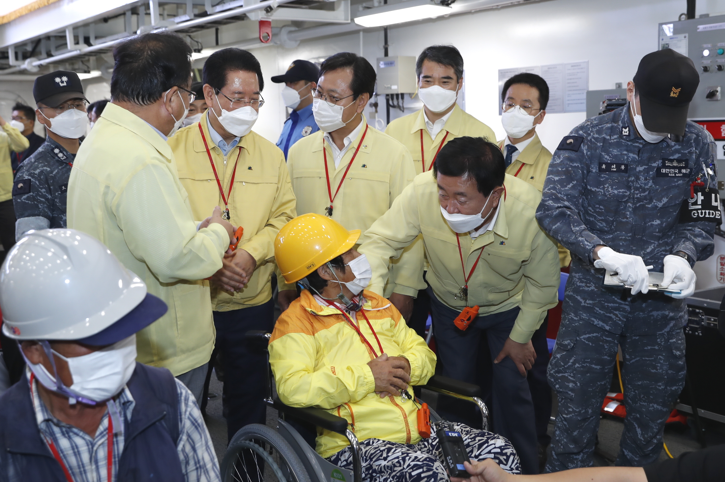 국무총리 도서지역 백신접종 현장 방문 이미지