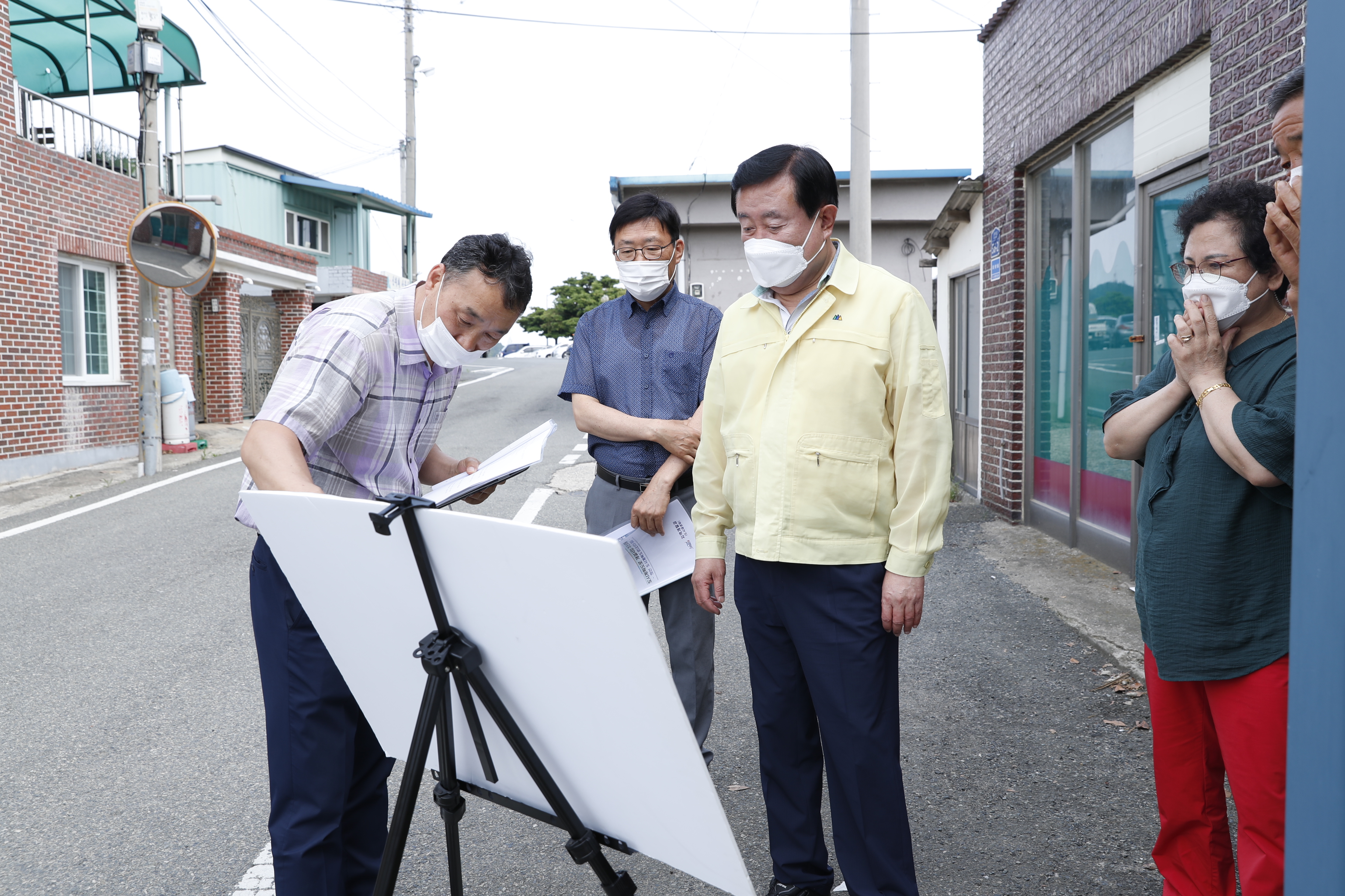 도시계획도로 현장 방문 이미지