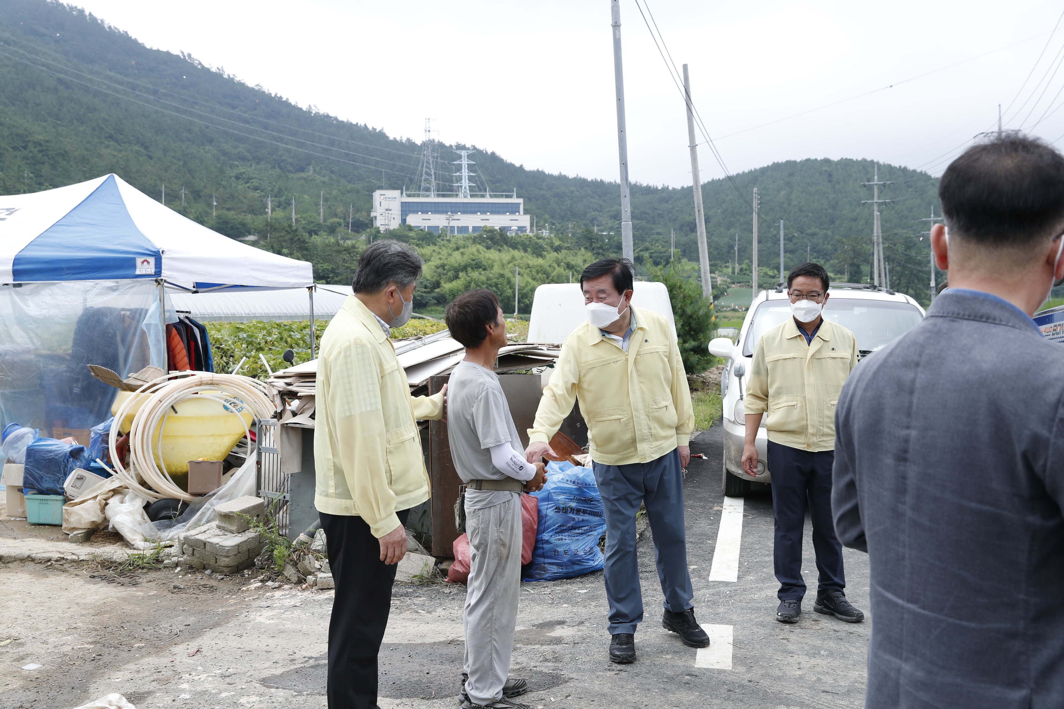 집중호우 수해쓰레기 발생지역 현장점검 첨부#2