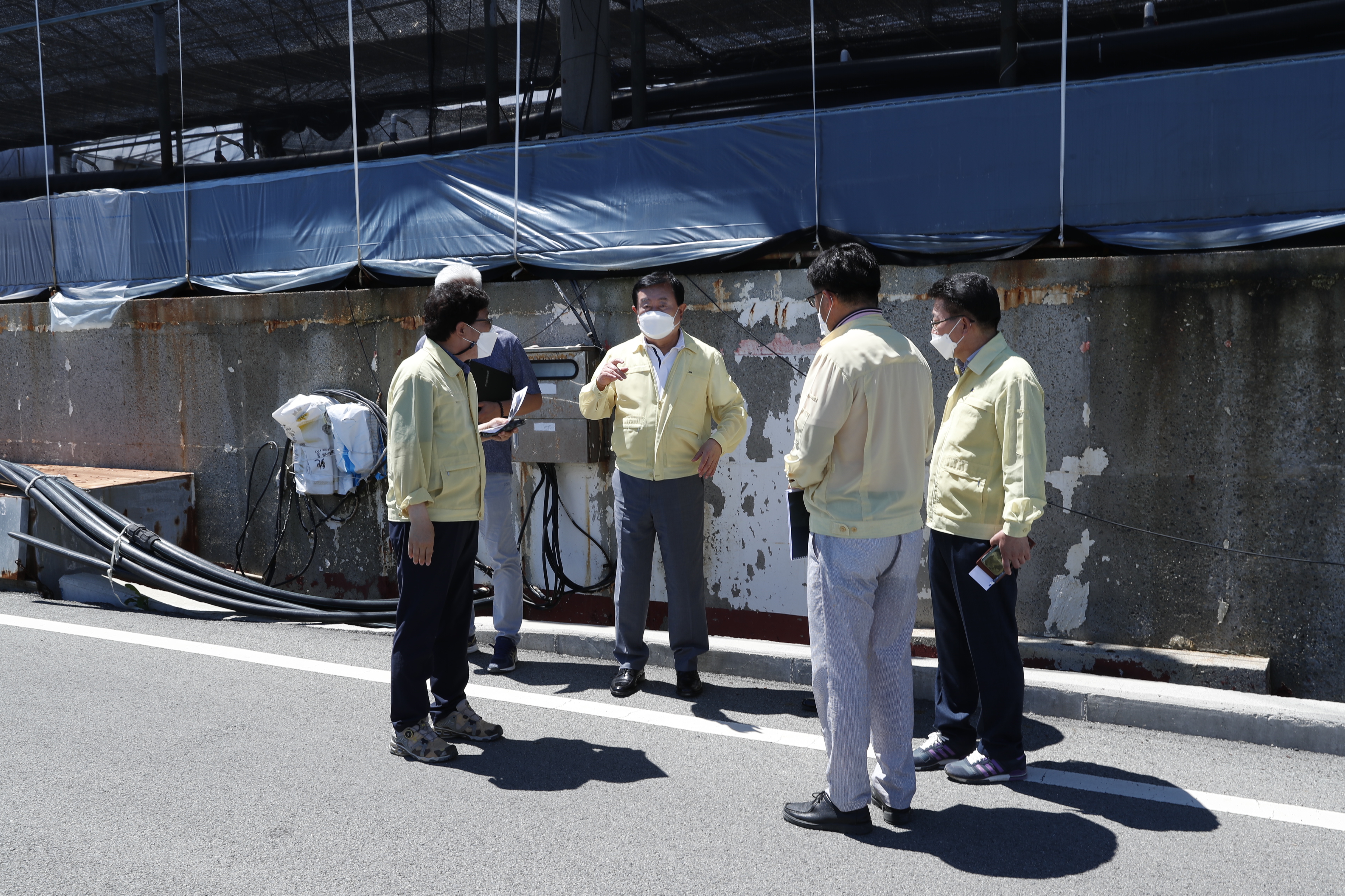고군 용호리 씽크홀 현장 방문 첨부#2