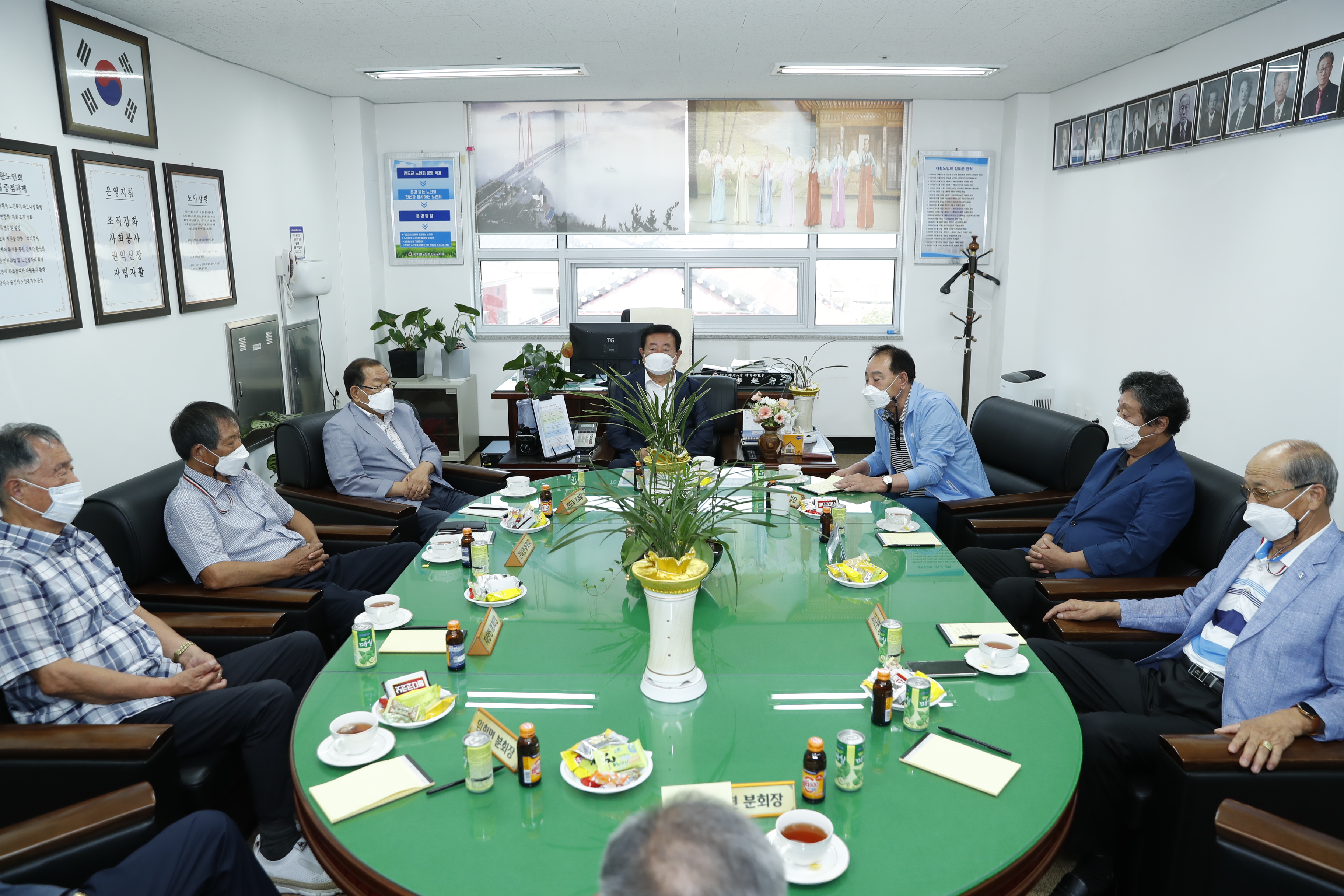 진도군 노인회 읍면 분회장 간담 이미지