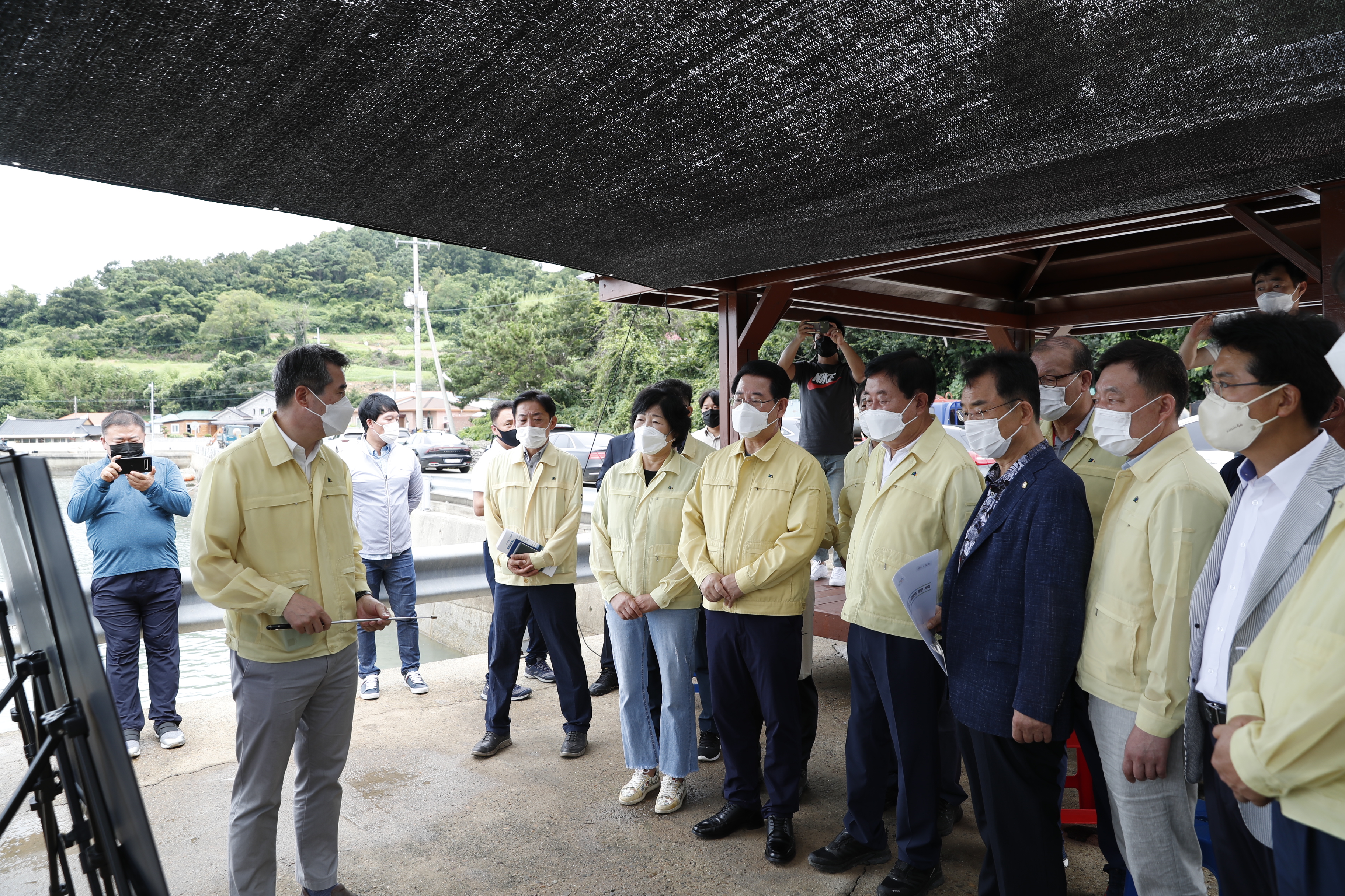 김영록 도지사 수해피해현장 방문 이미지