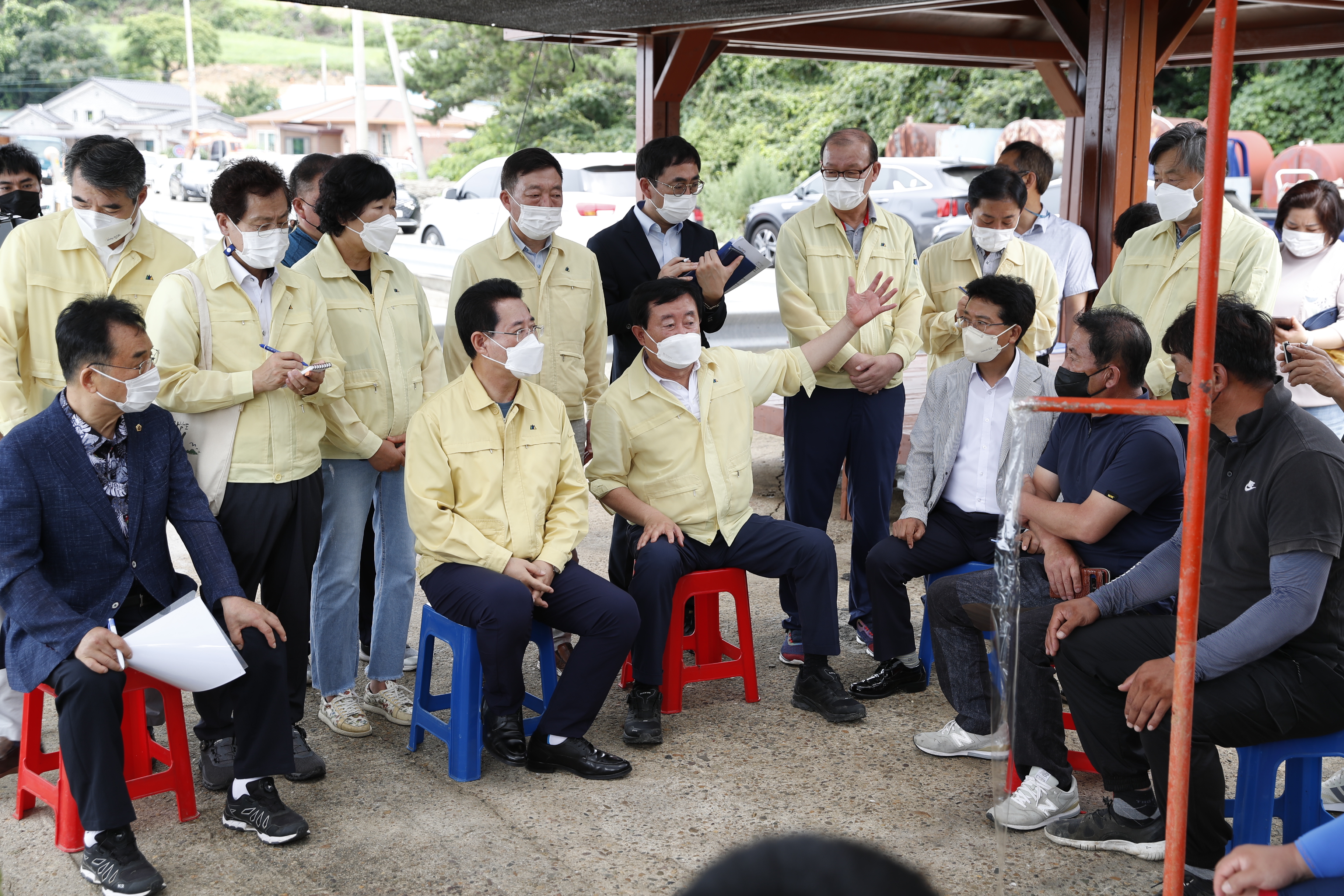 김영록 도지사 수해피해현장 방문 첨부#2