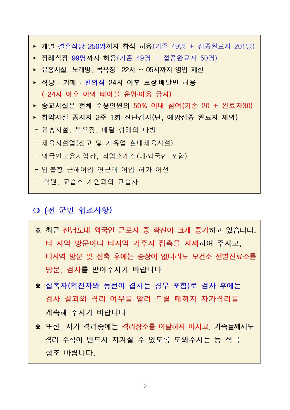 코로나 19 진도 58~59번 확진자 발생 현황 첨부#2