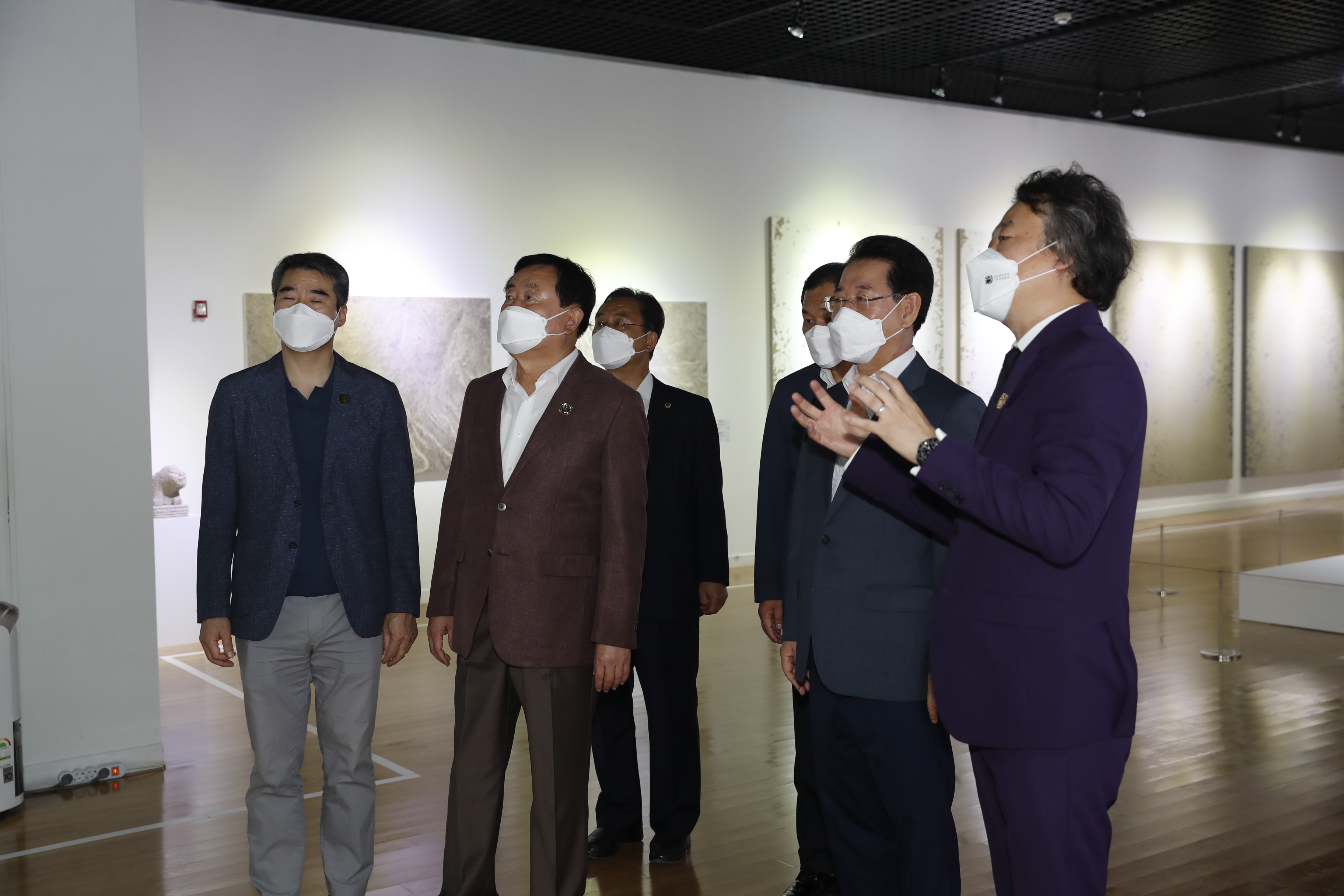 도지사 수묵비엔날레 방문 첨부#2