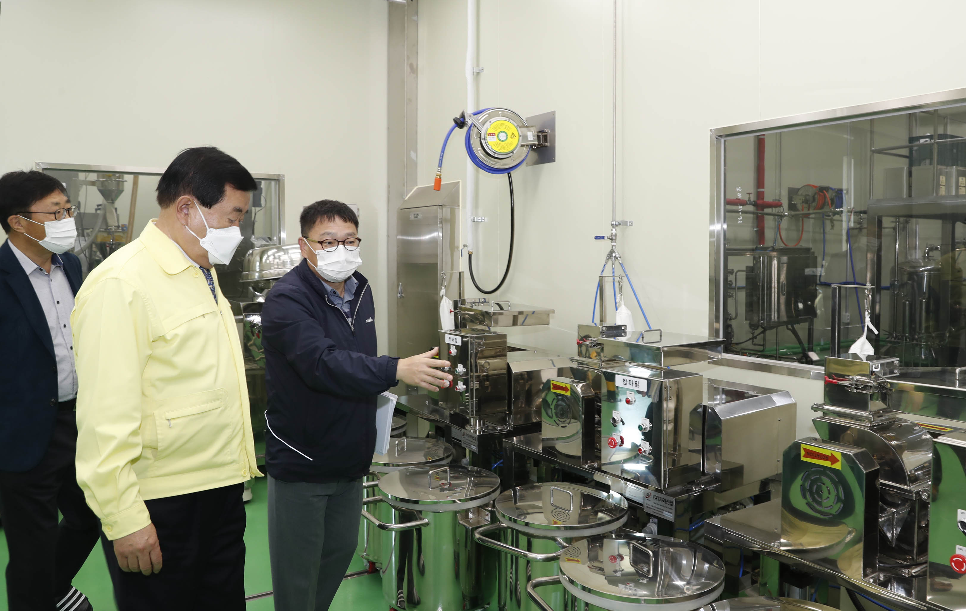 진도농협 울금가공시설 체험관 방문 이미지