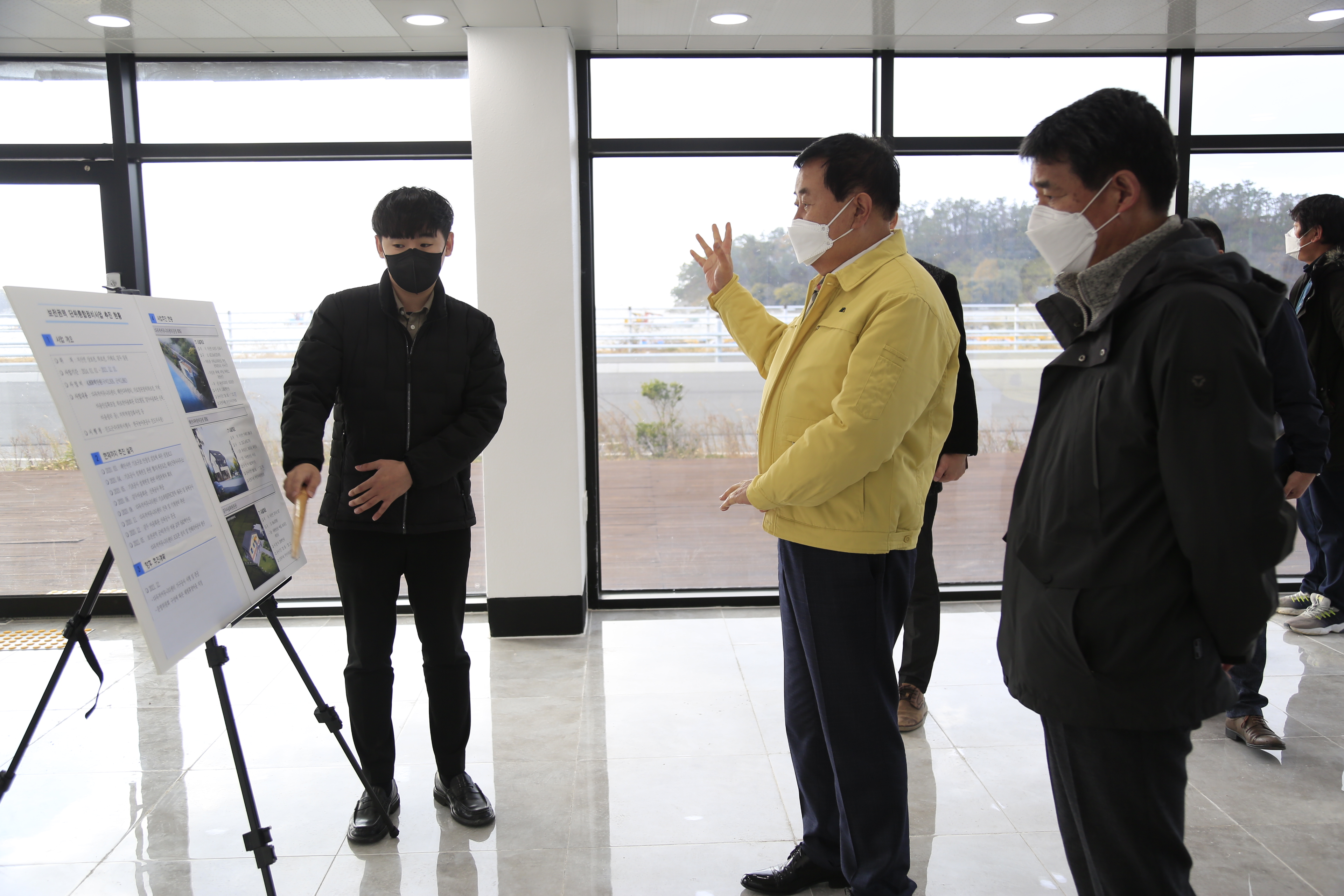 주요 사업현장 방문(보전, 오류, 쉬미) 이미지