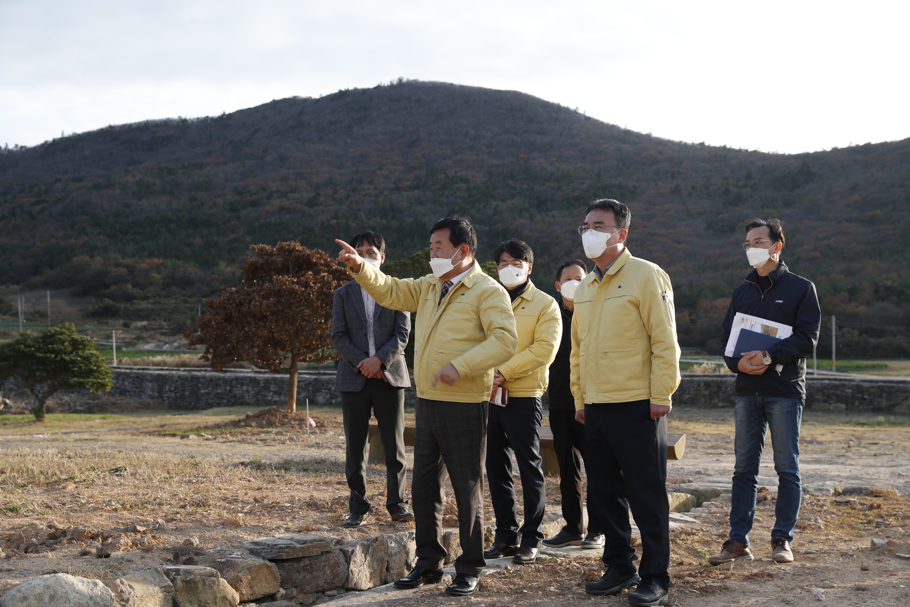 남도진성 복원사업 현장방문 첨부#2