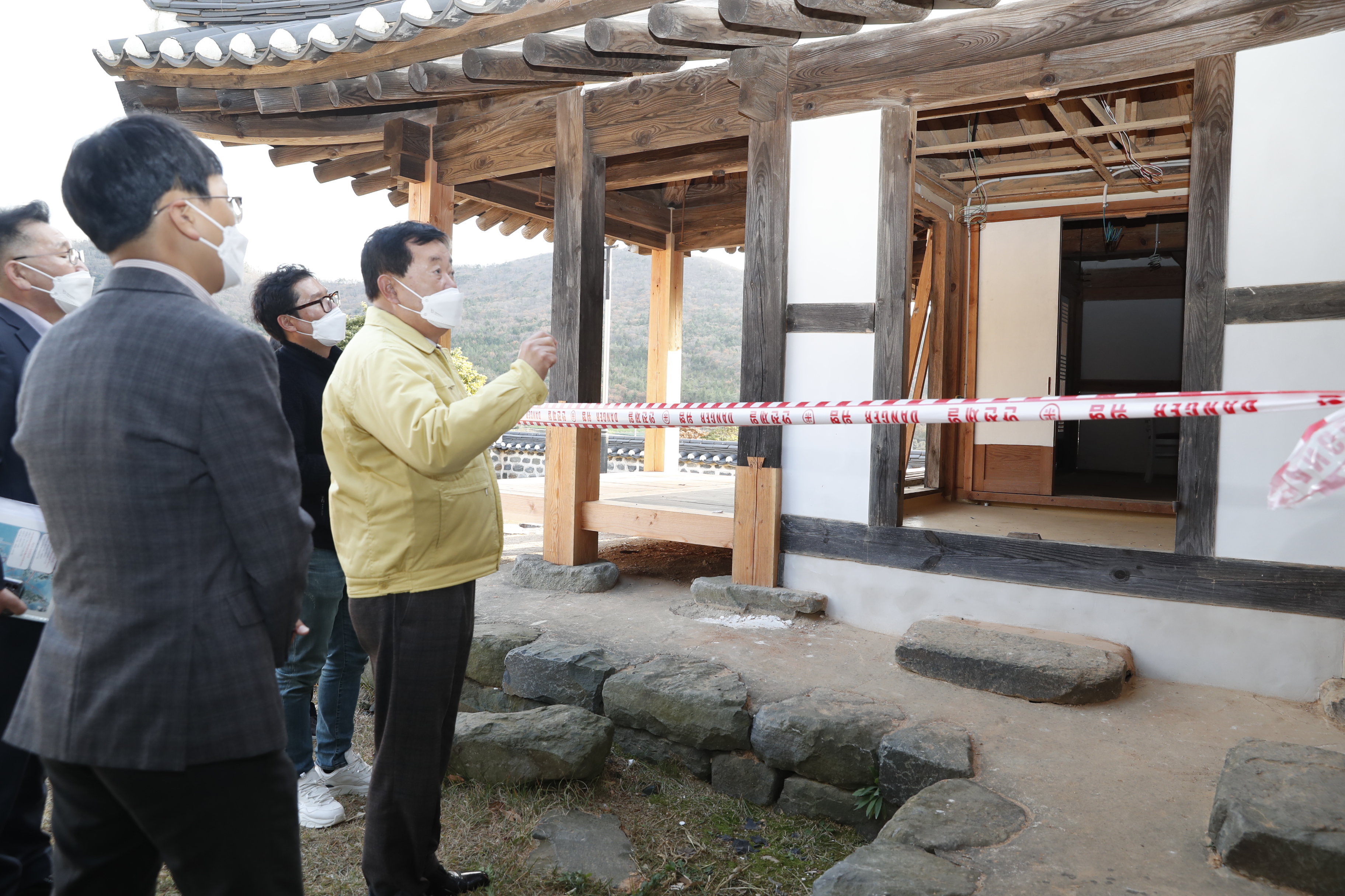 남도진성 복원사업 현장방문 첨부#3