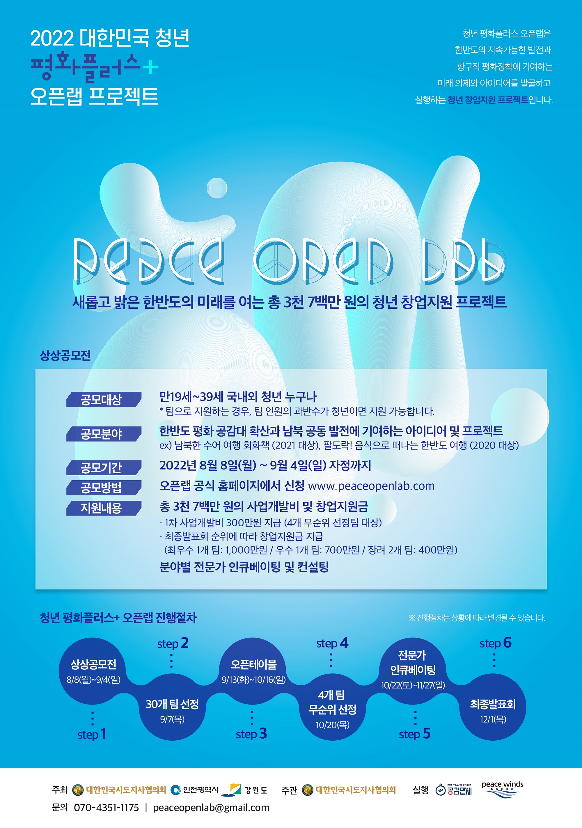 2022 대한민국 청년 평화플러스+ 오픈랩 프로젝트 이미지