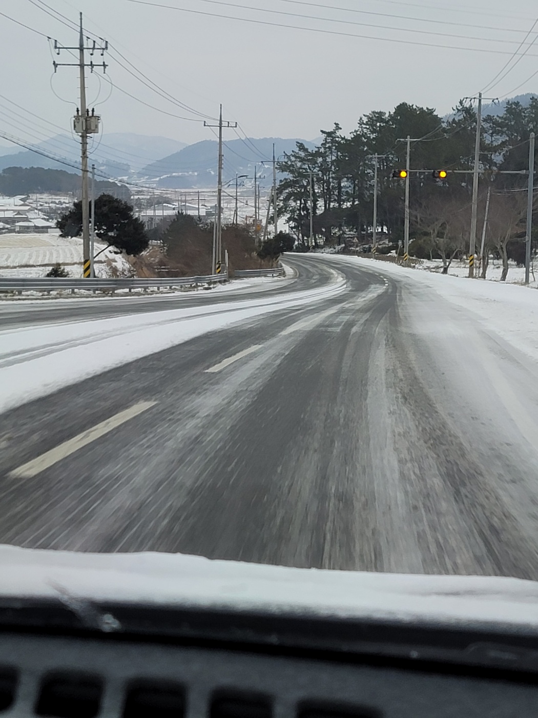 지산면 미화팀 제설 작업 칭찬 합니다. 첨부#1