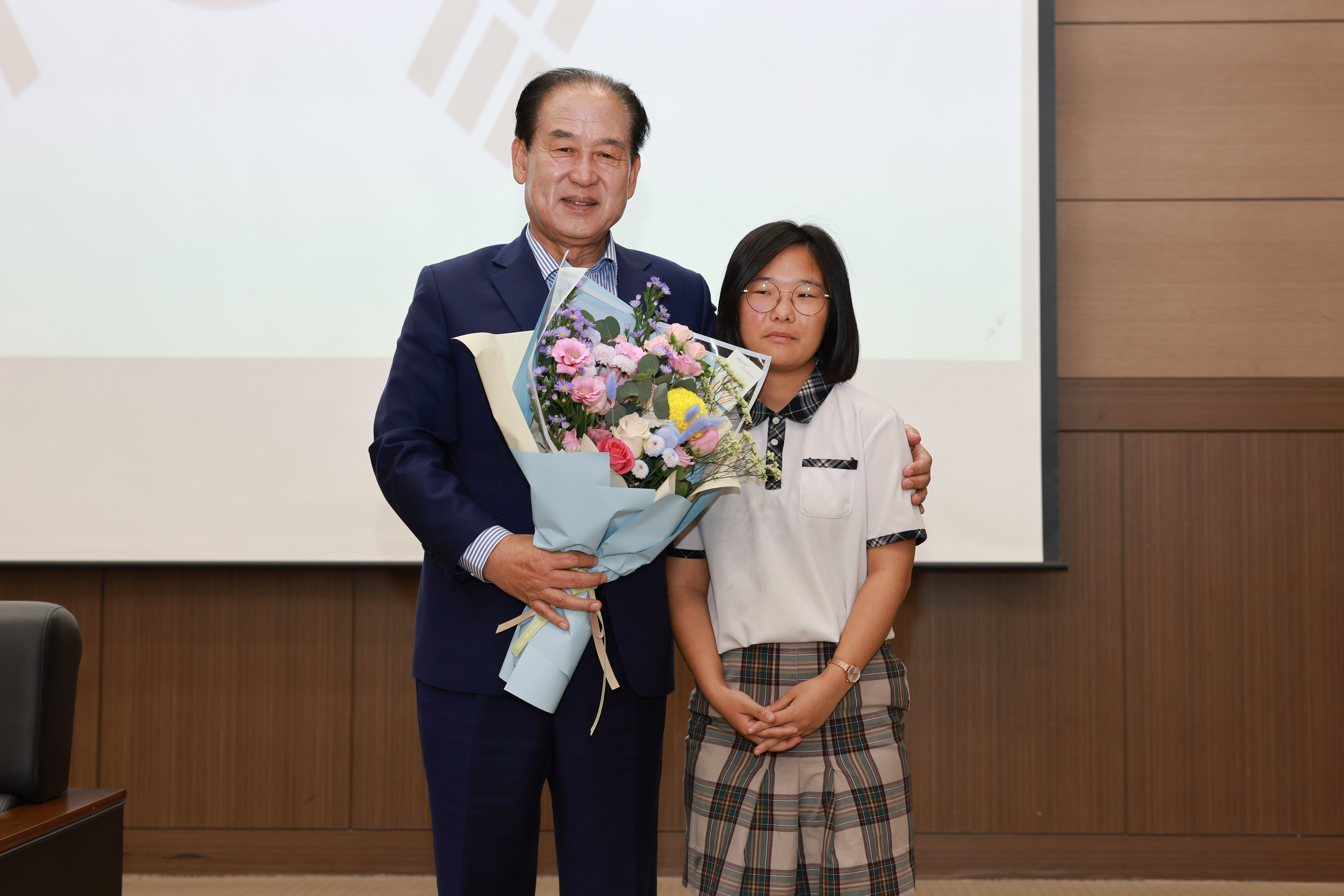 진도실업고등학교 선후배와의 대화 군수님 초청 특강 첨부#3