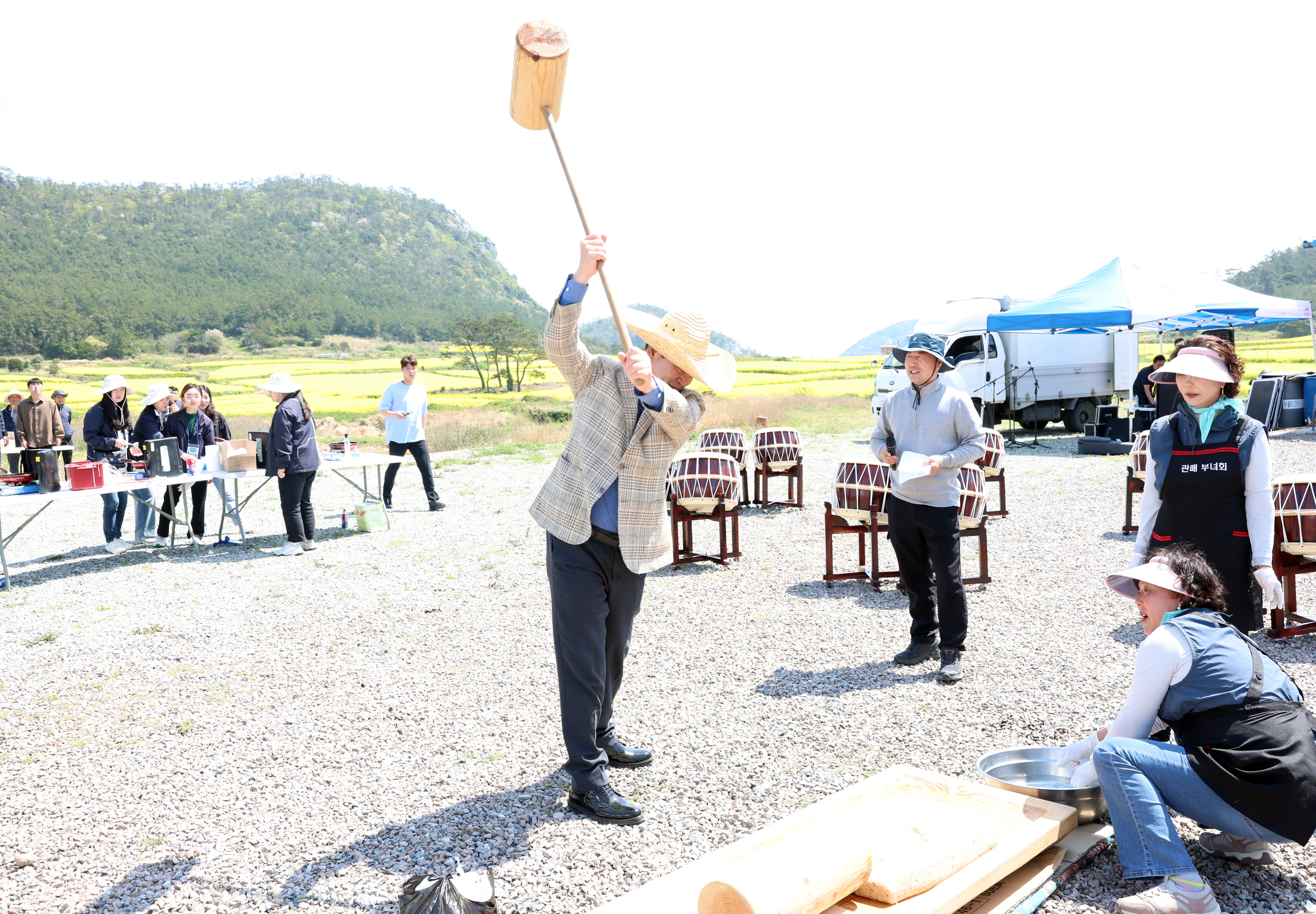 진도군 기관장협의회 관매도 유채꽃축제 참여 첨부#3