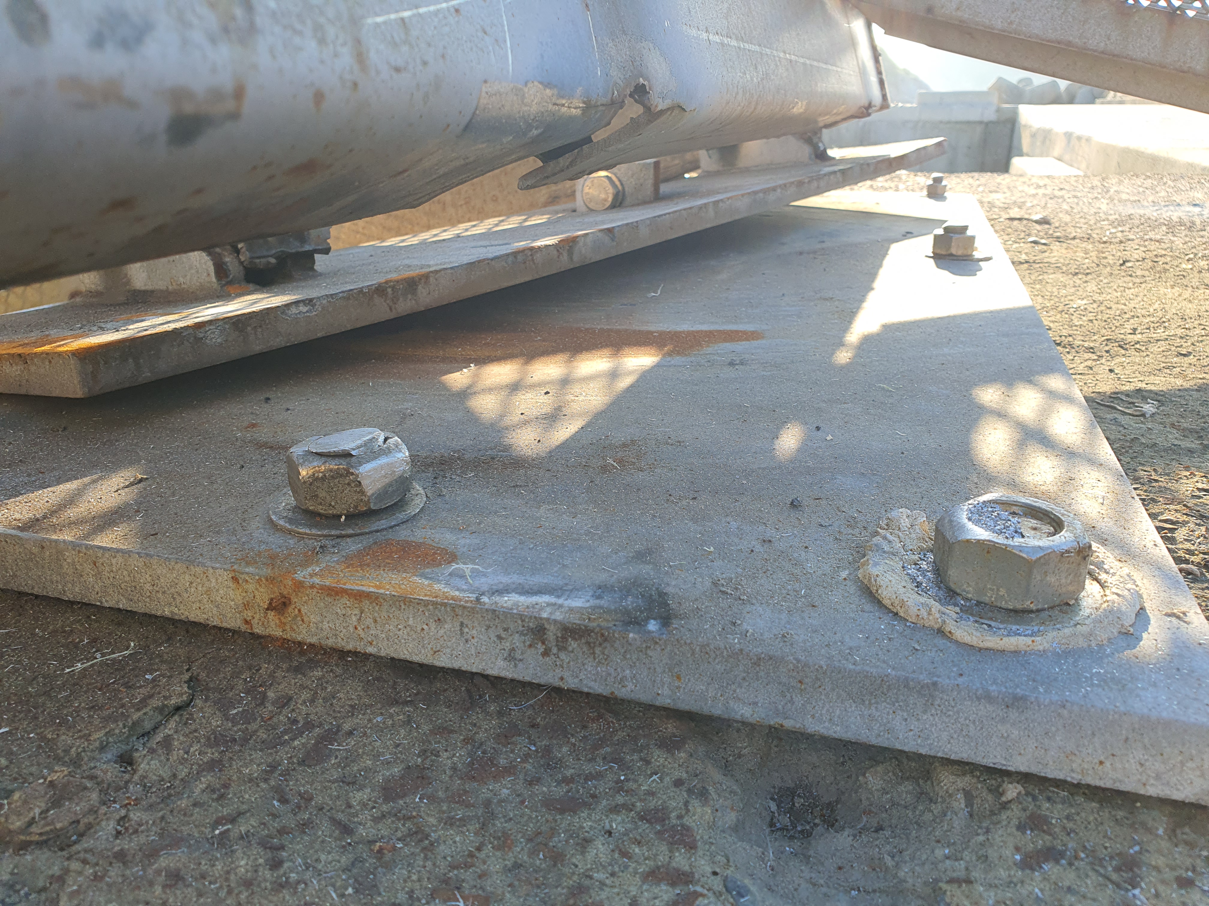 맹골도 부잔교. 파손. 안전에 위험 첨부#2