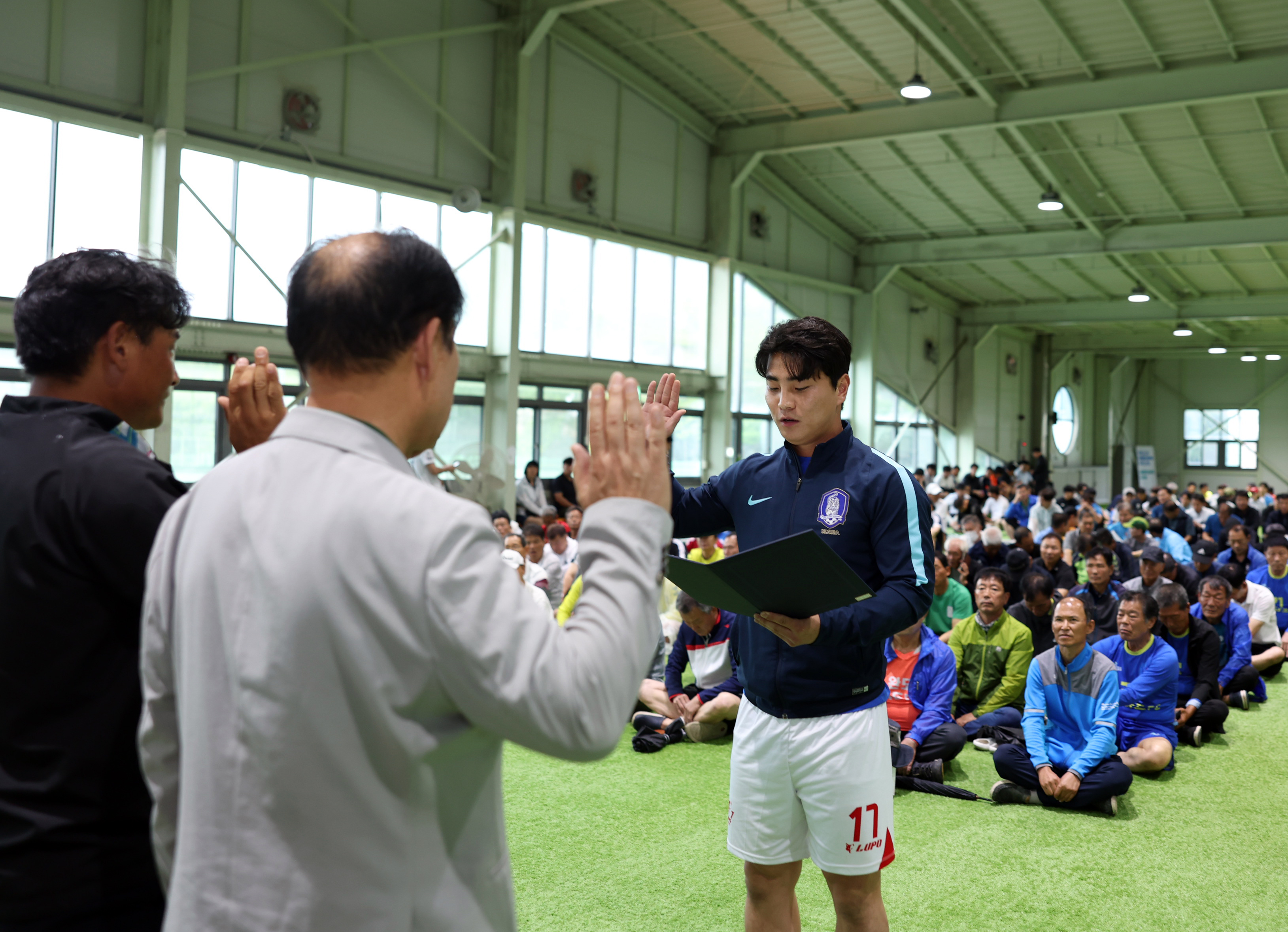 제13회 진도군수배 전국 클럽 축구대회 개회식 첨부#3