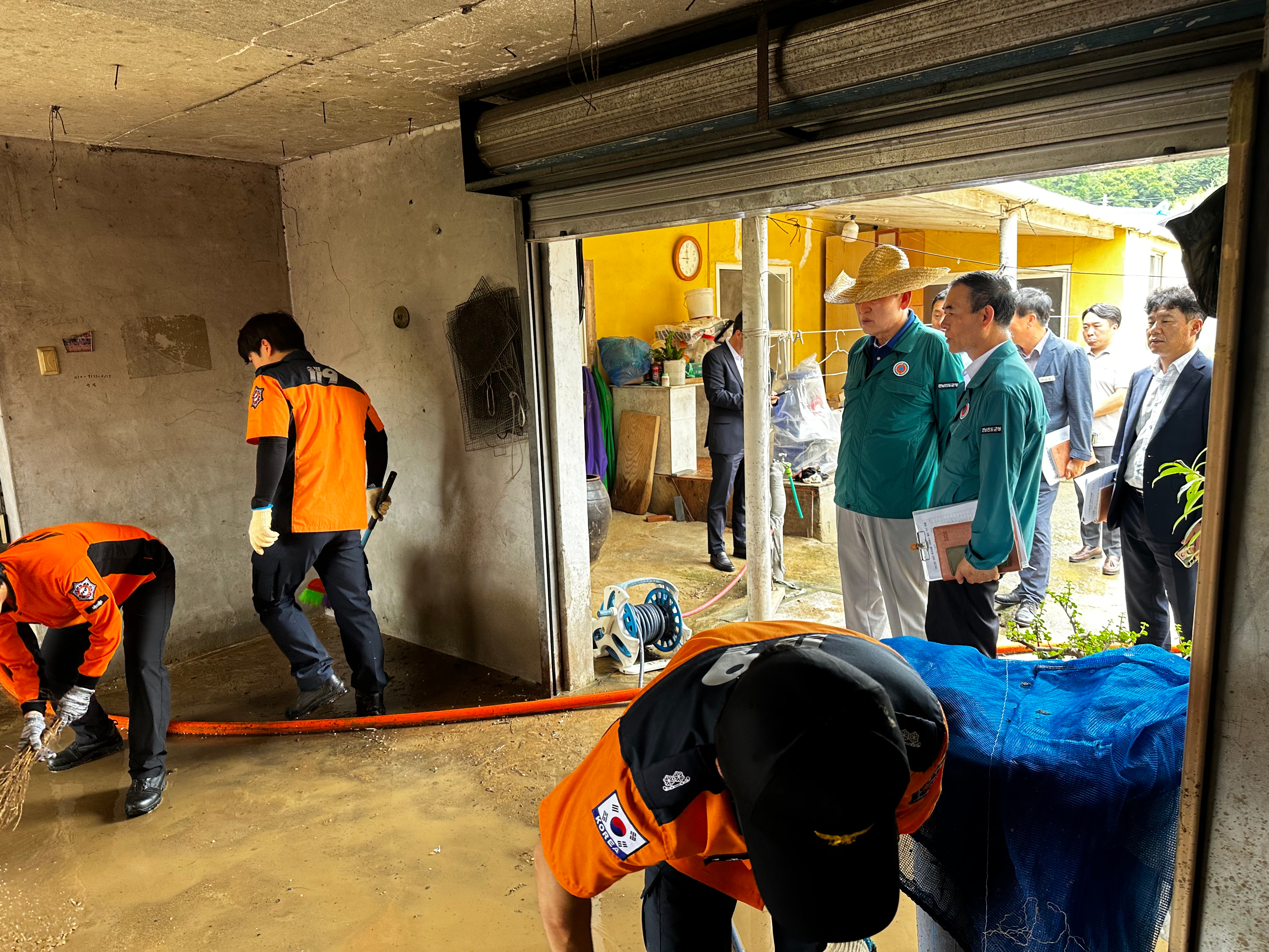 수해복구작업 현장방문 첨부#3