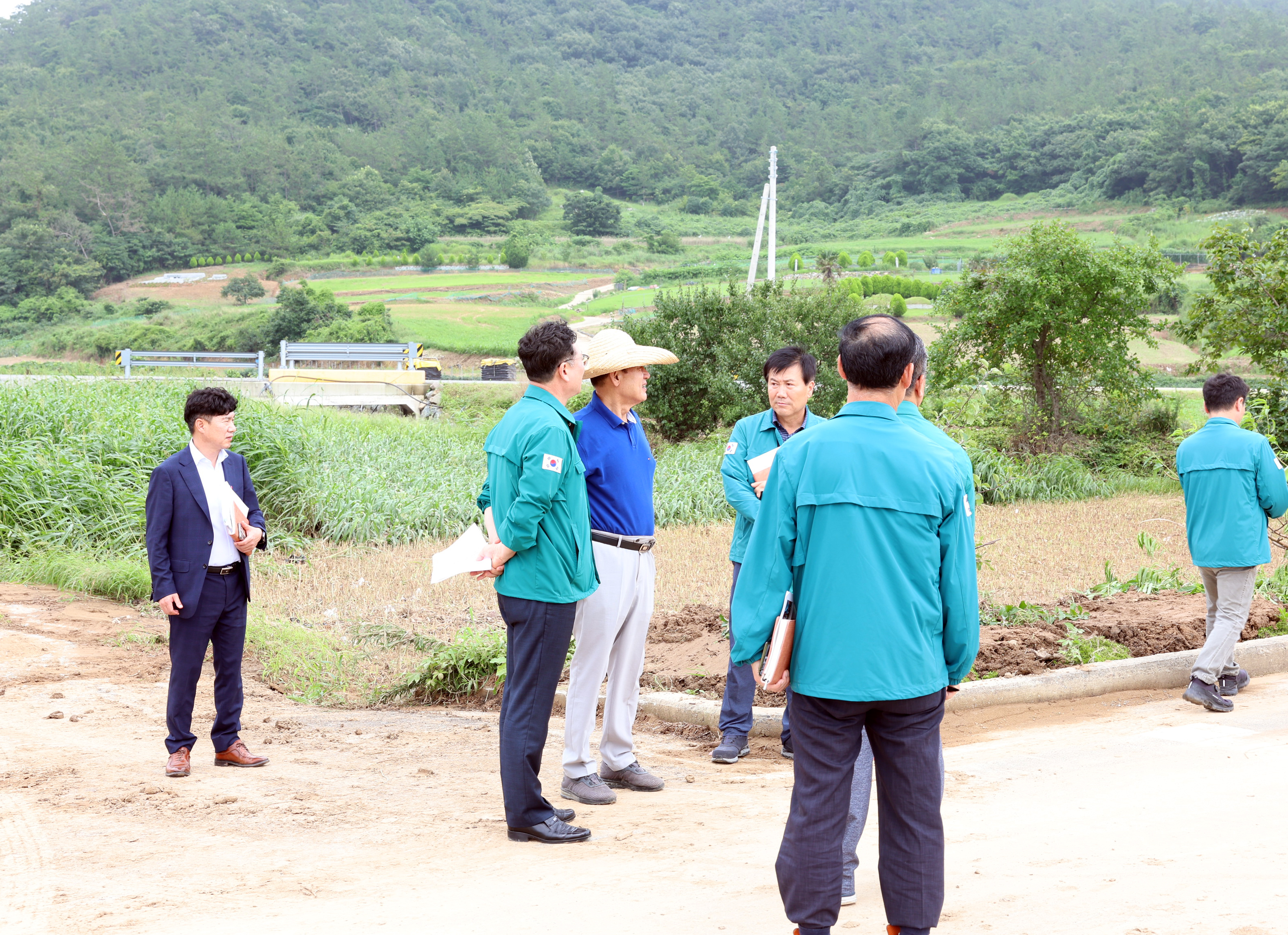 수해복구작업 현장방문 첨부#2