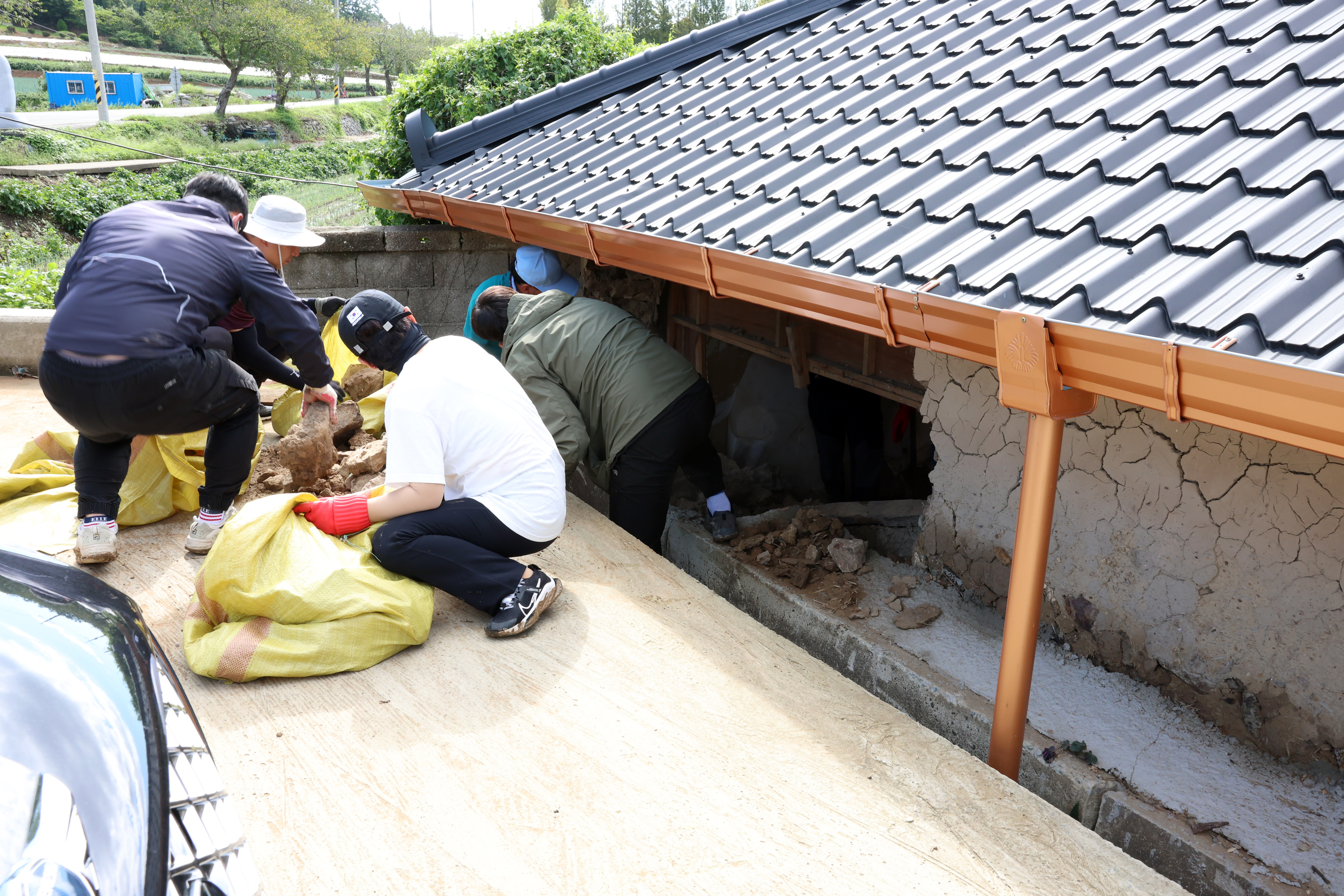 집중호우 피해 현장 복구 작업 첨부#3