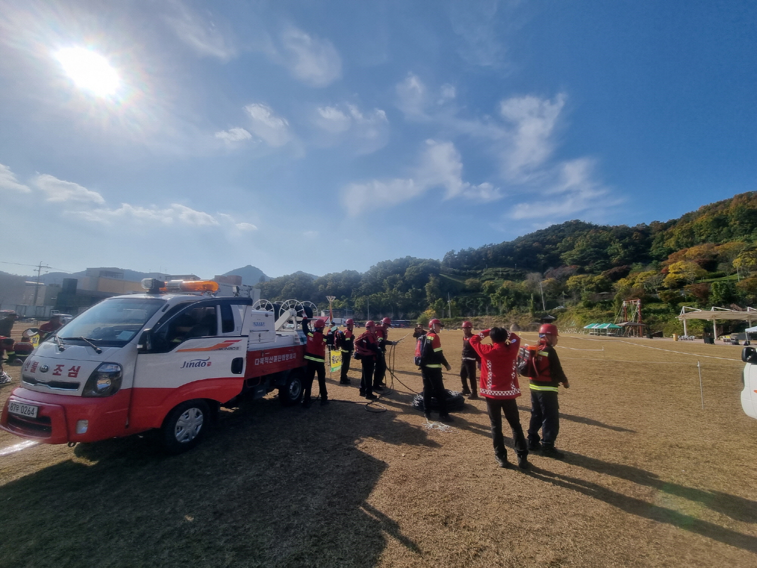진도군, ‘전남 산불 지상진화‧통합지휘 경연대회’ 최우수상 이미지