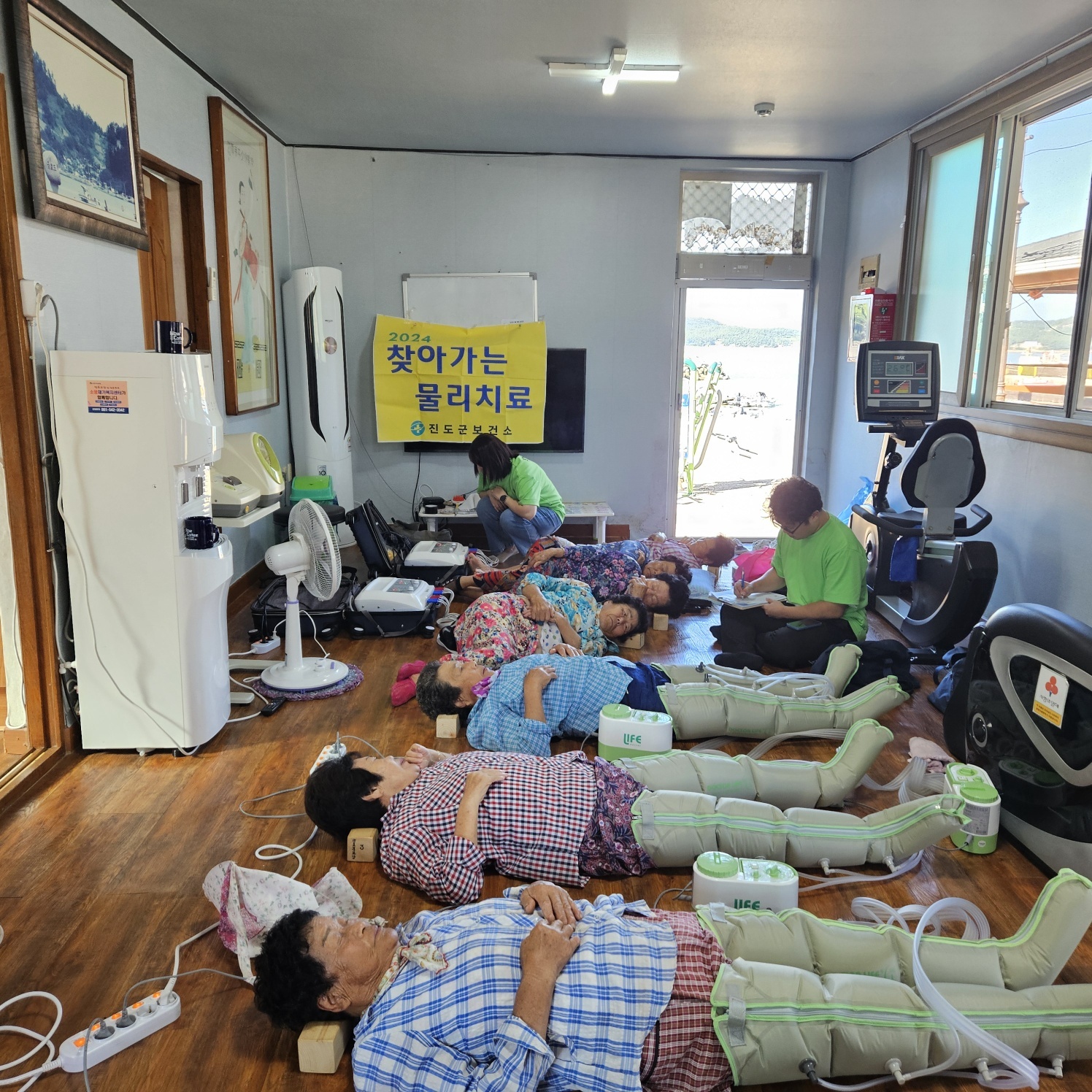 진도군, ‘섬마을까지 배 타고’ 찾아가는 물리치료센터 운영 이미지